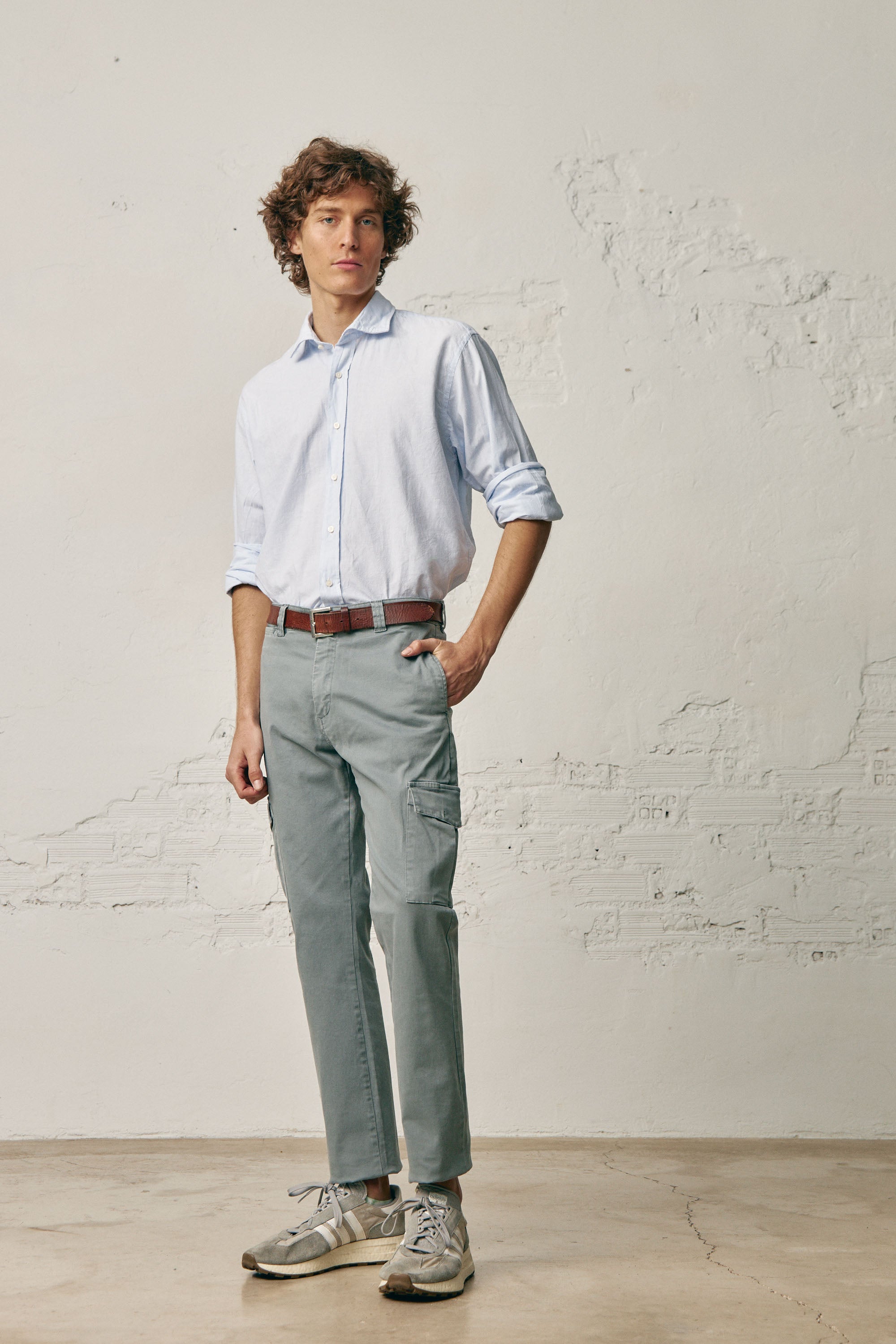 Camisa de Agodon - Azul Mil Rayas - Fernando de Cárcer