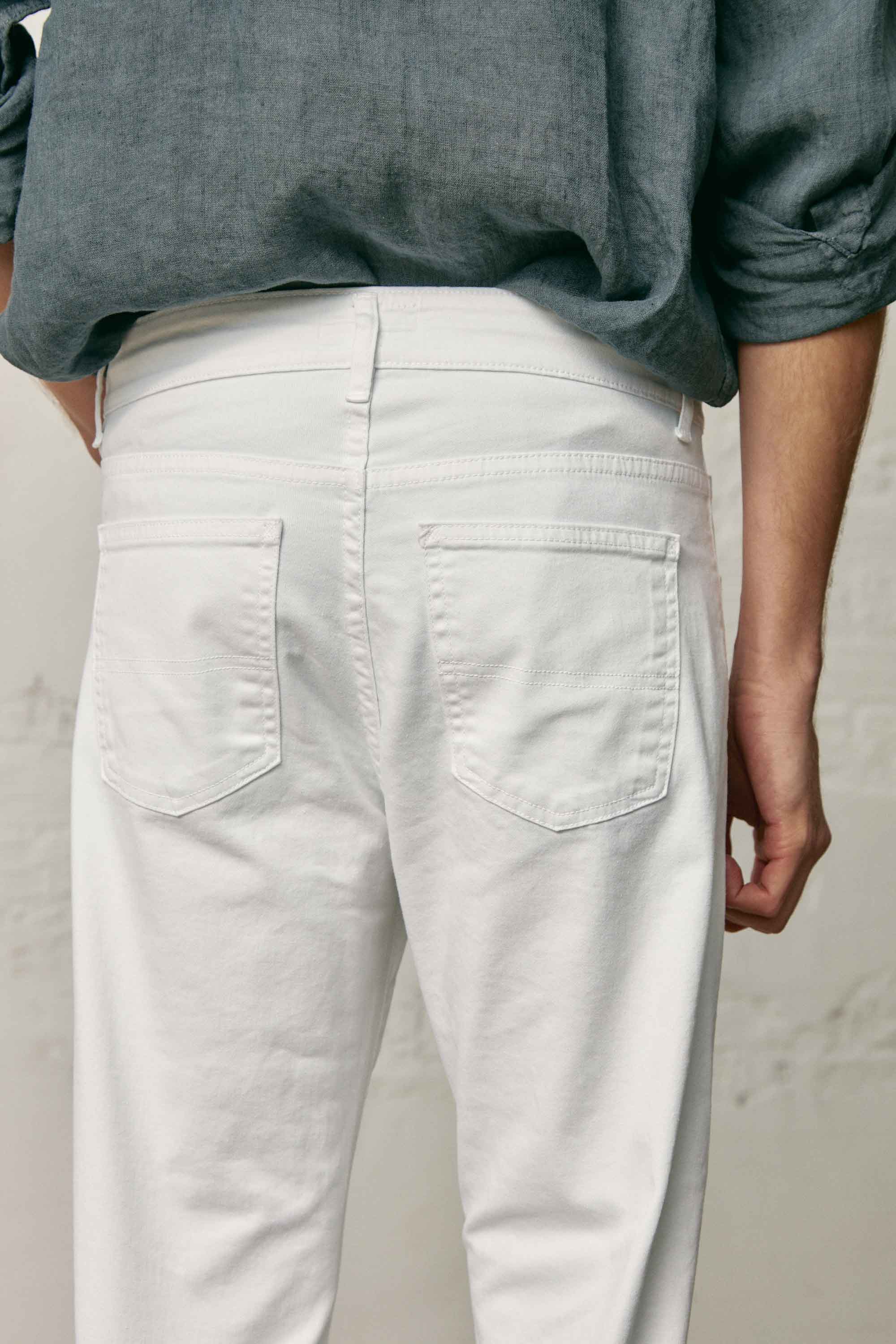 Pantalón Cinco Bolsillos - Blanco