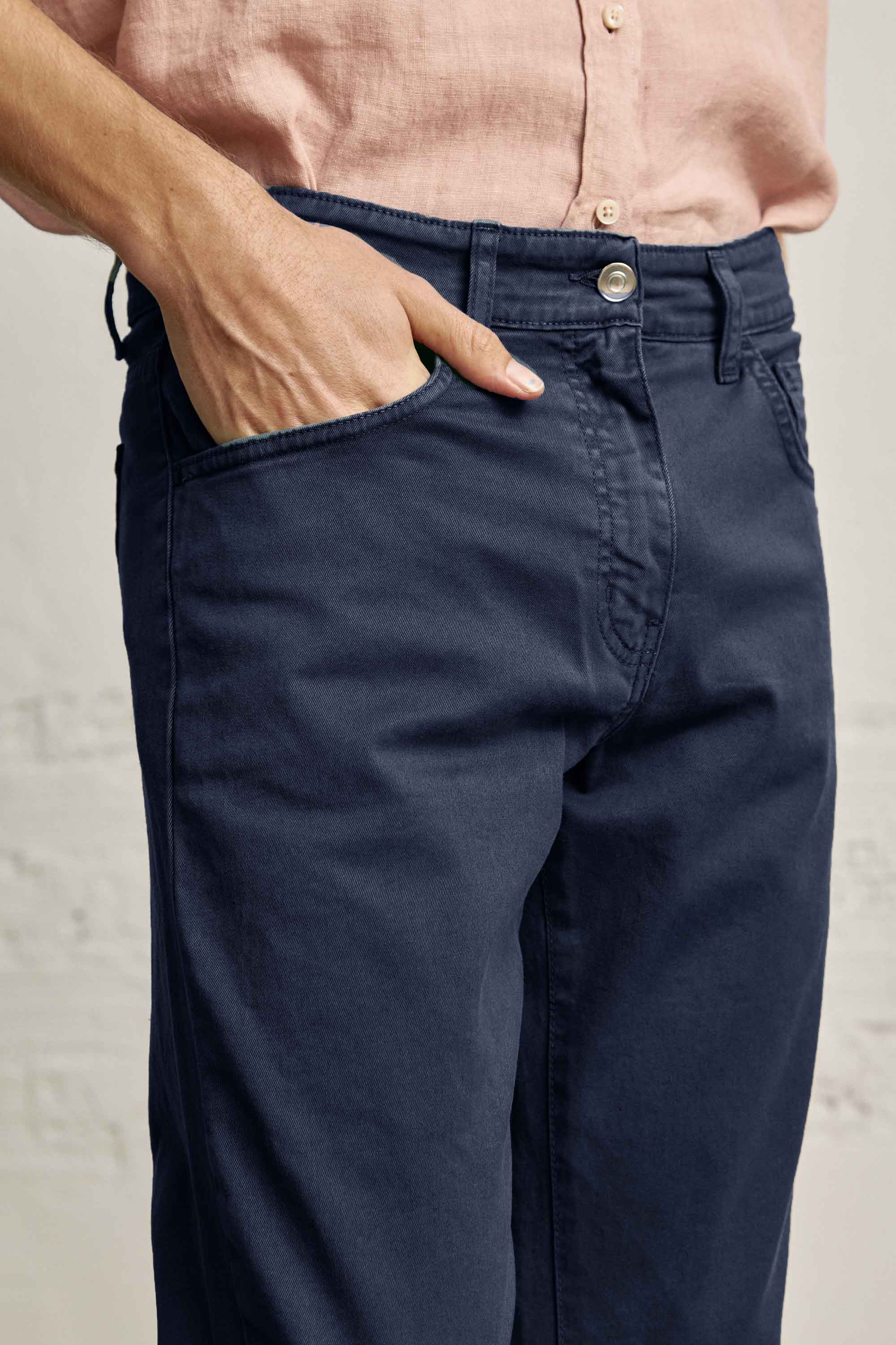Pantalón Cinco Bolsillos - Azul Marino