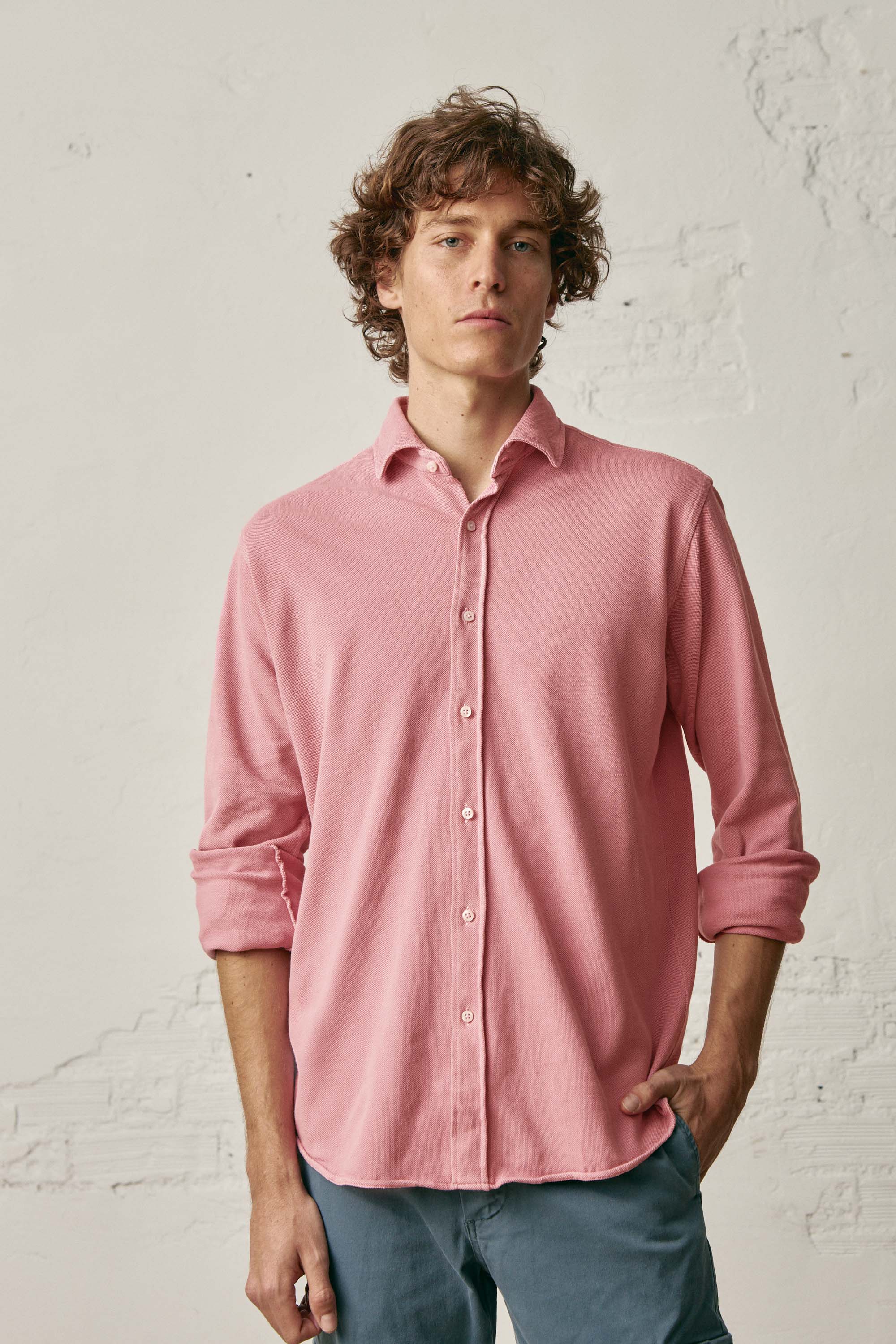 Piqué <tc>Shirt</tc> - Petroleum Green