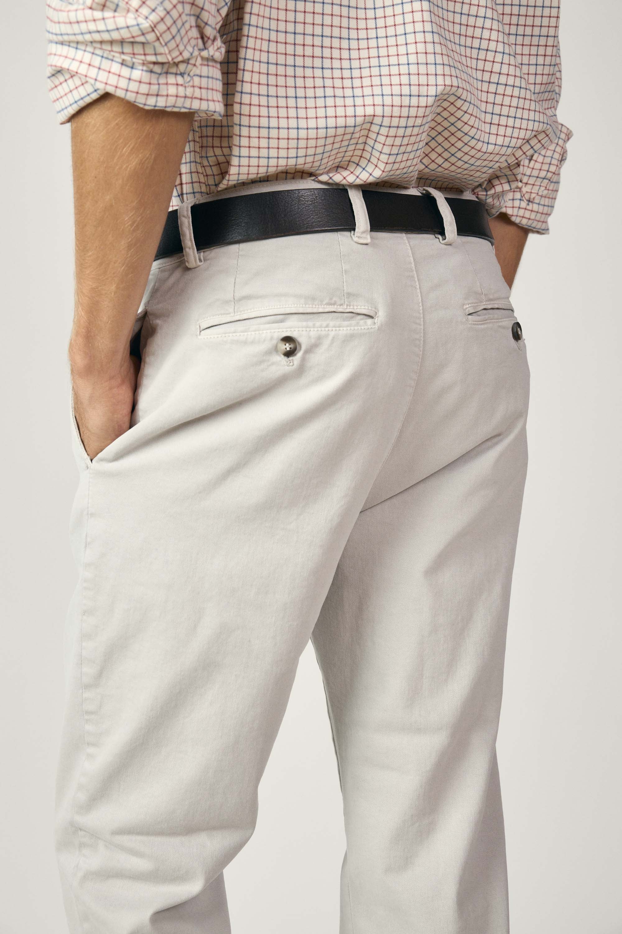 Pantalón Chino - Hielo