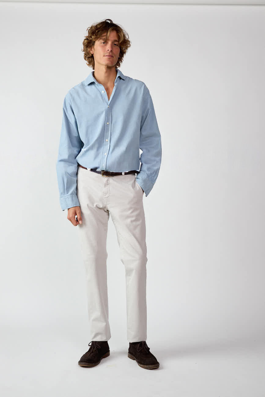 Camisa Micropana - Azul Claro