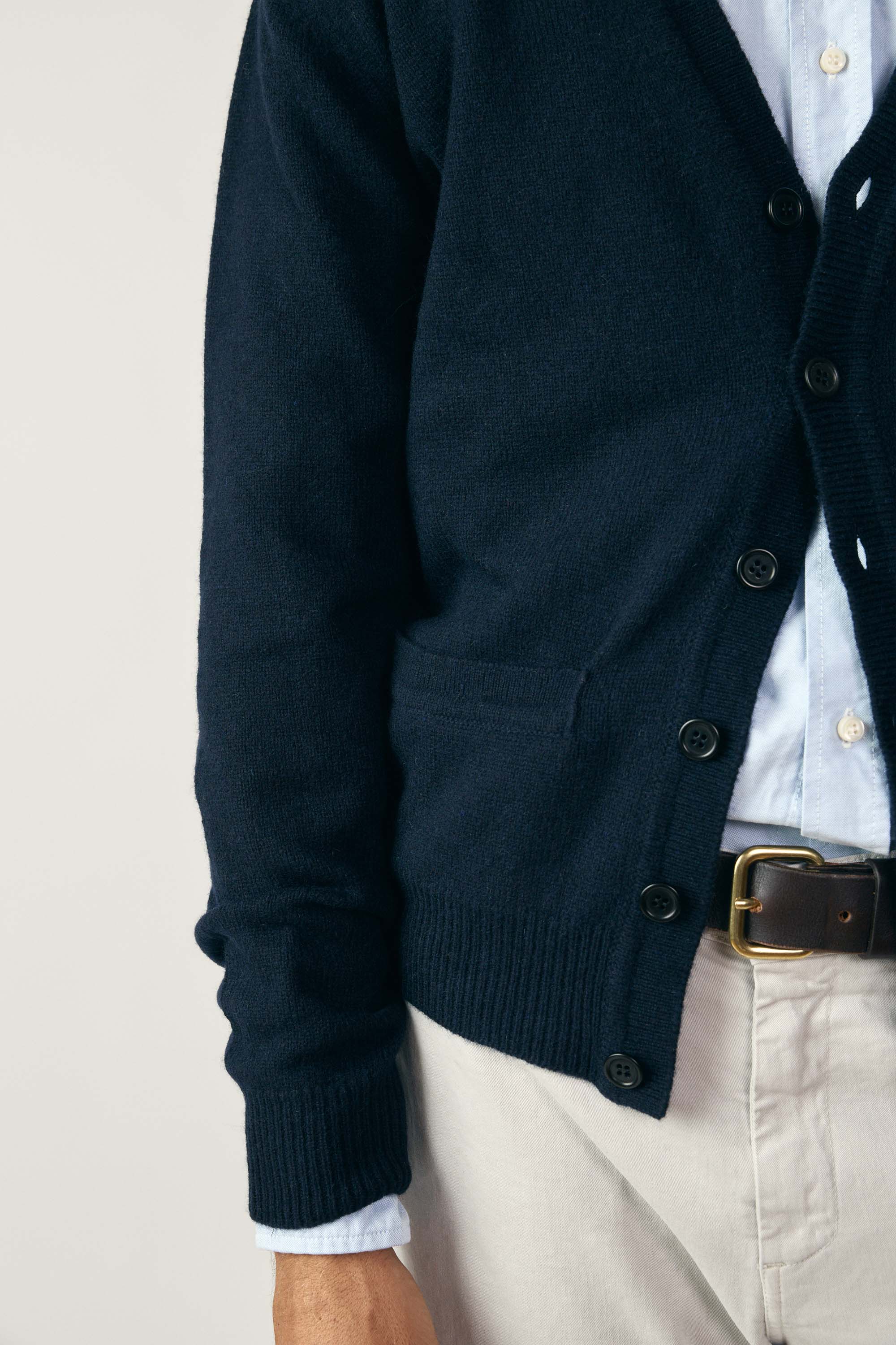 Cardigan Sheetland - Azul Marino