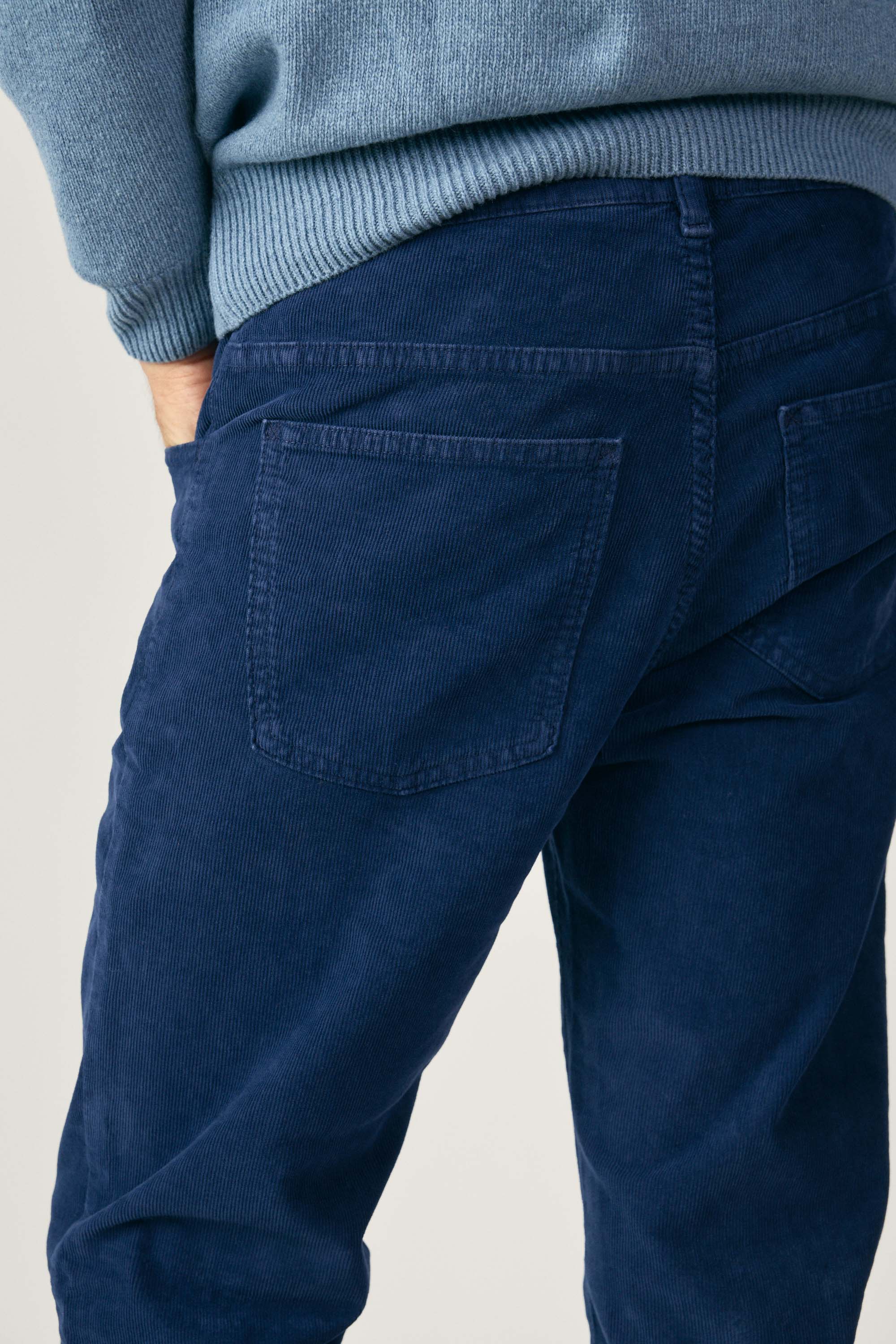 Pantalón Cinco Bolsillos Micropana - Azul Marino