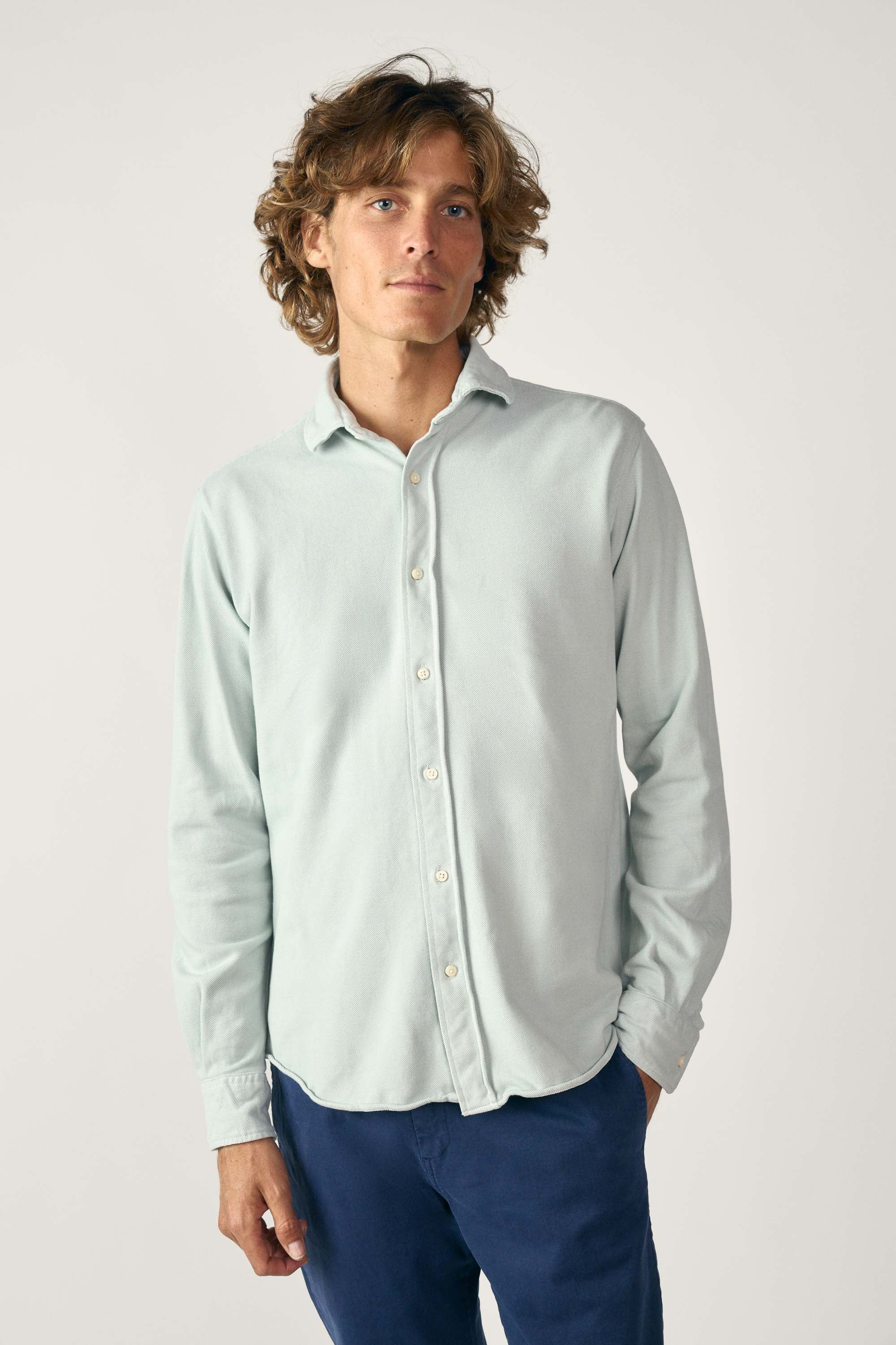 Piqué <tc>Shirt</tc> - Petroleum Green