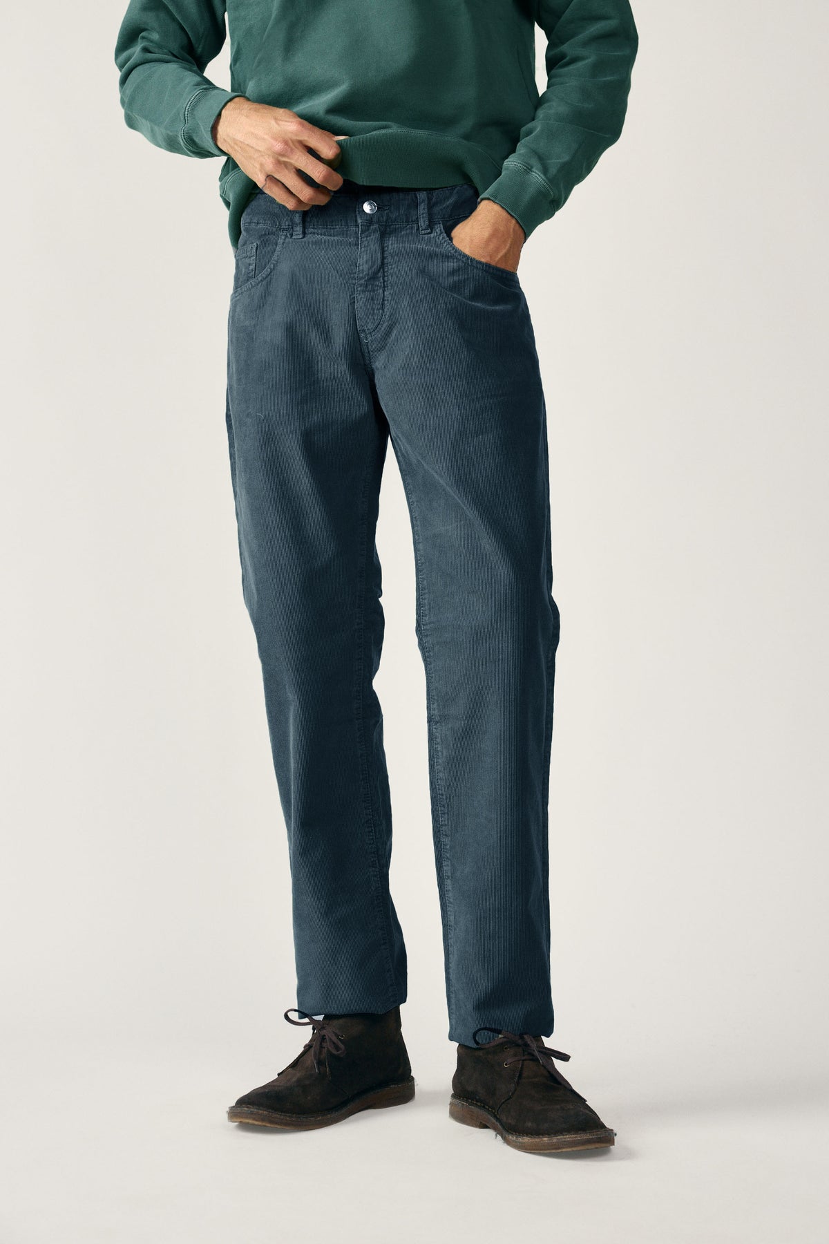 Pantalón Cinco Bolsillos - Azul Petróleo