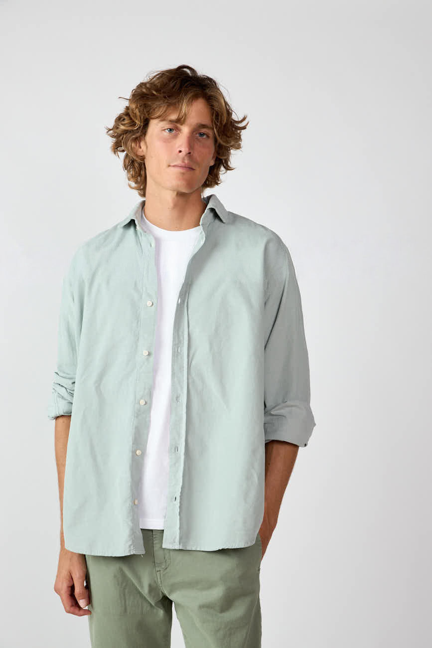 Camisa Micropana - Verde Claro