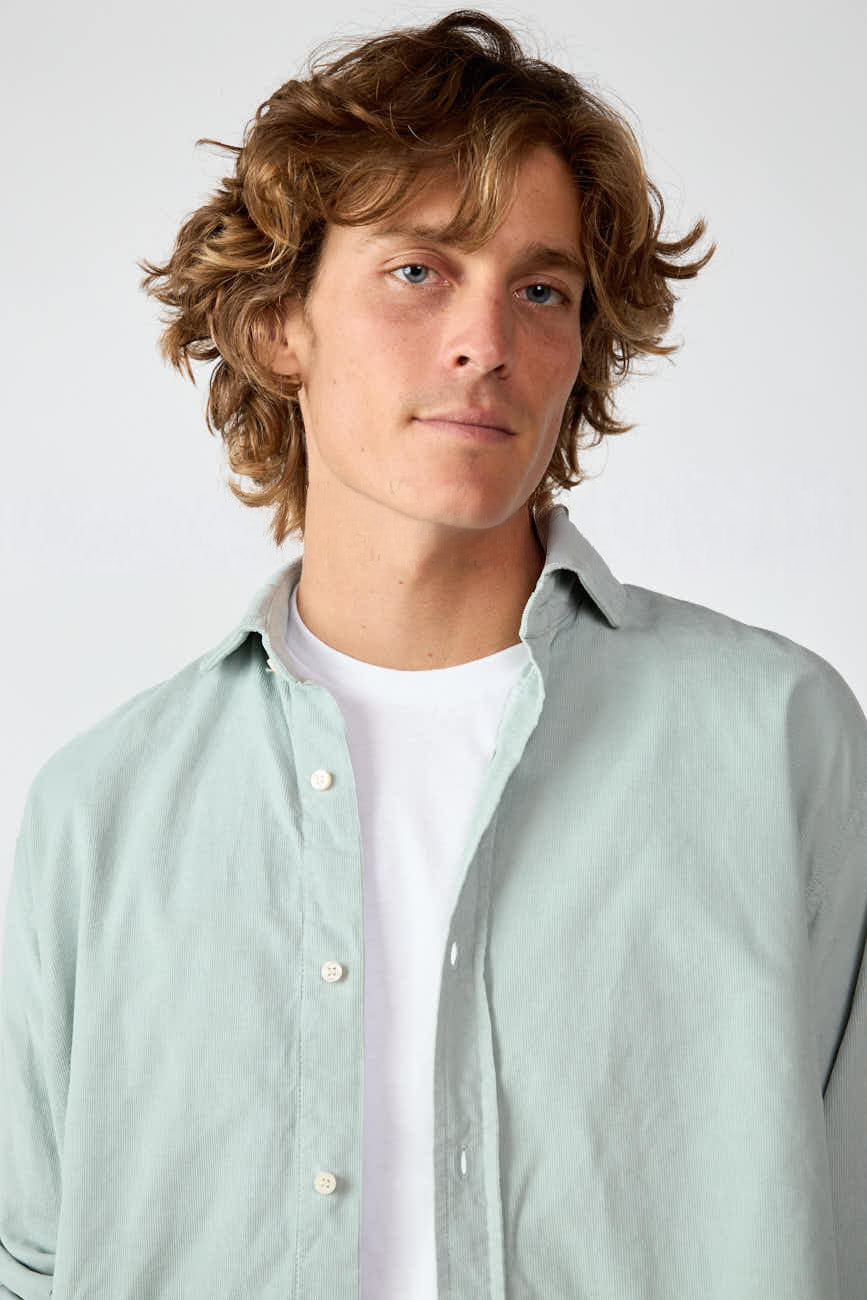 Camisa Micropana - Verde Claro