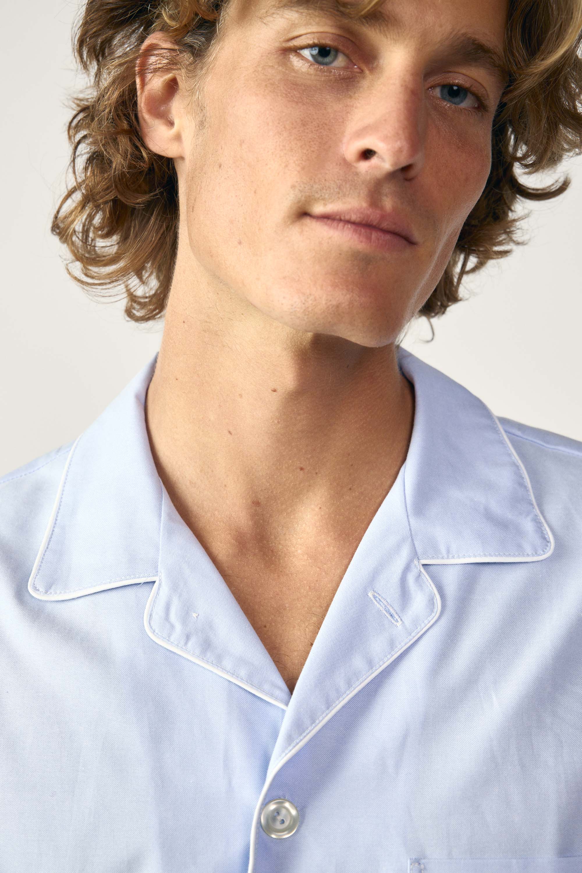 Pijama - Oxford Azul Celeste