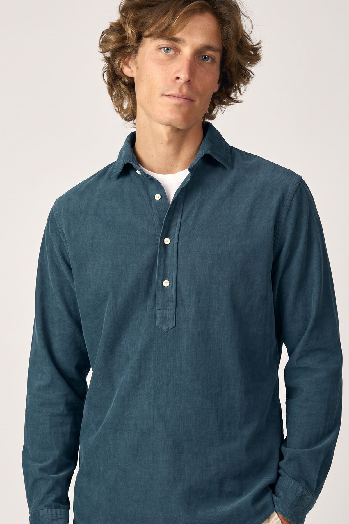 Polera Micropana - Azul Petróleo