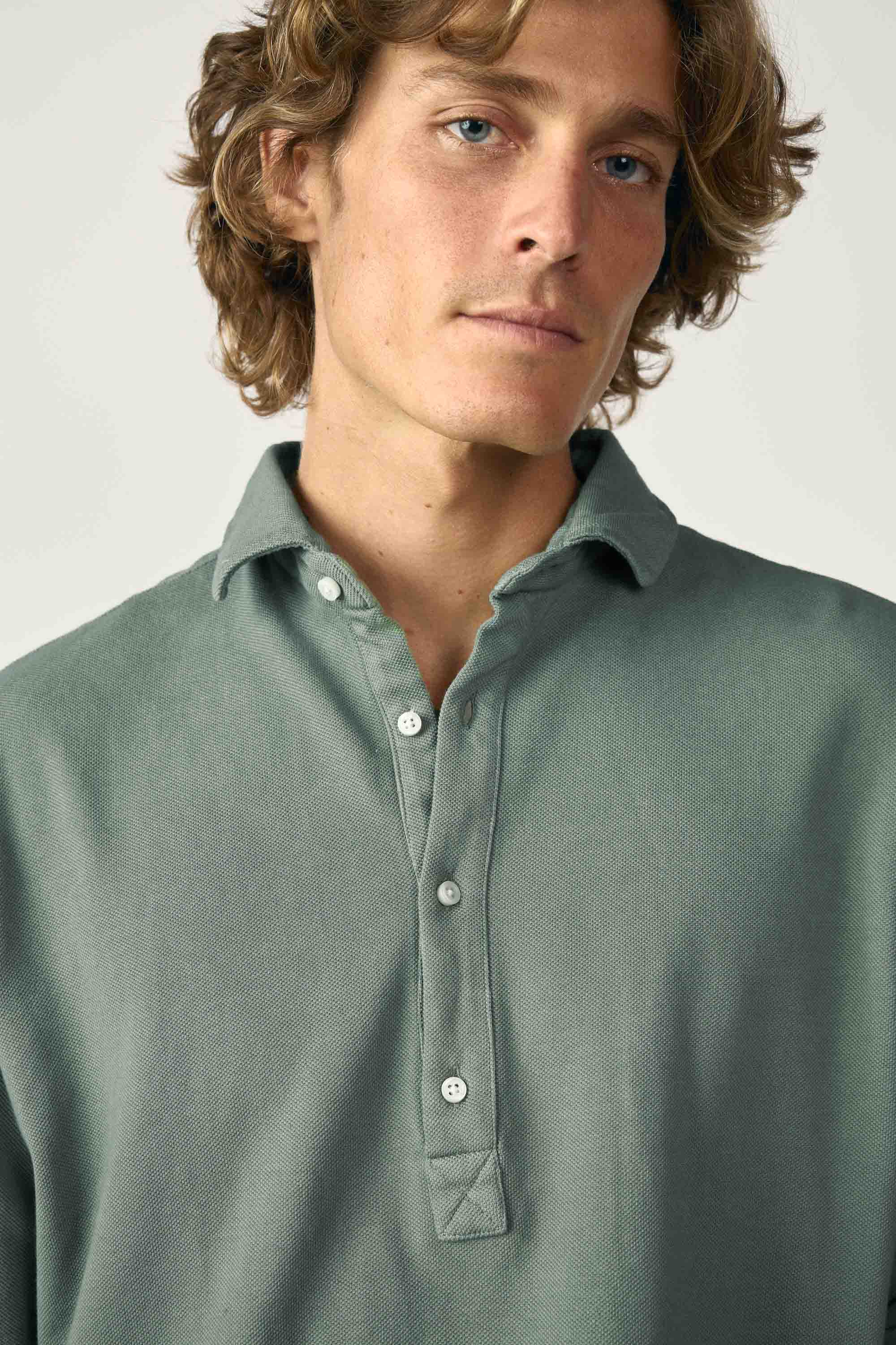 Piqué <tc>Shirt</tc> - Petroleum Green