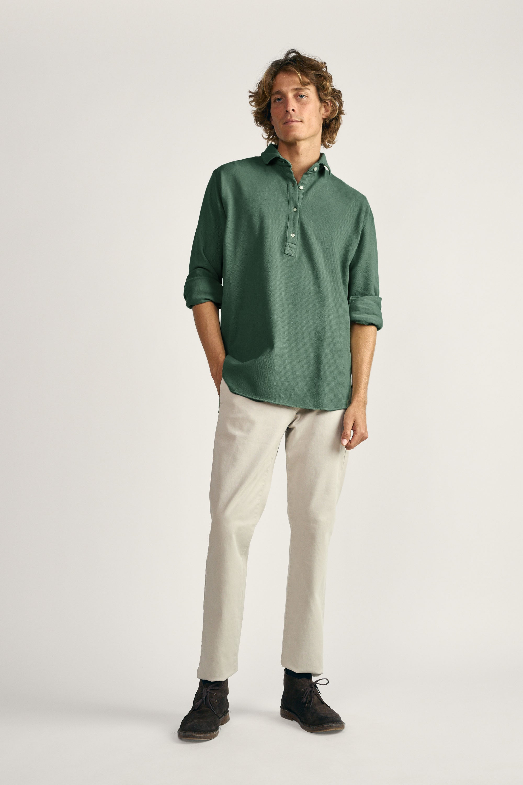 Polera de Piqué - Verde