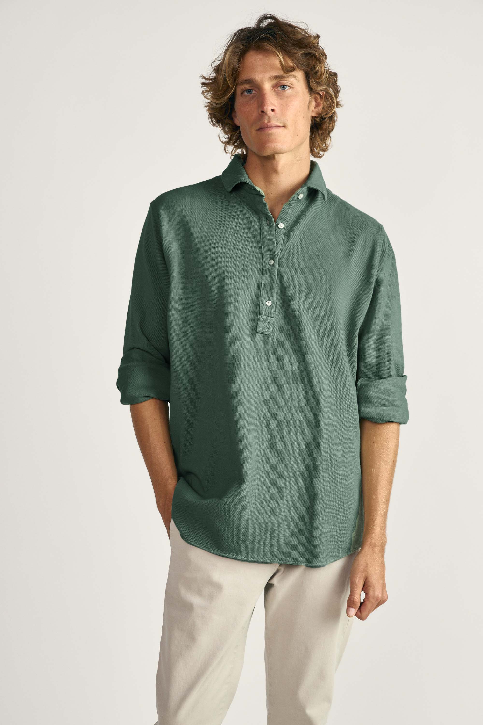 Polera de Piqué - Verde