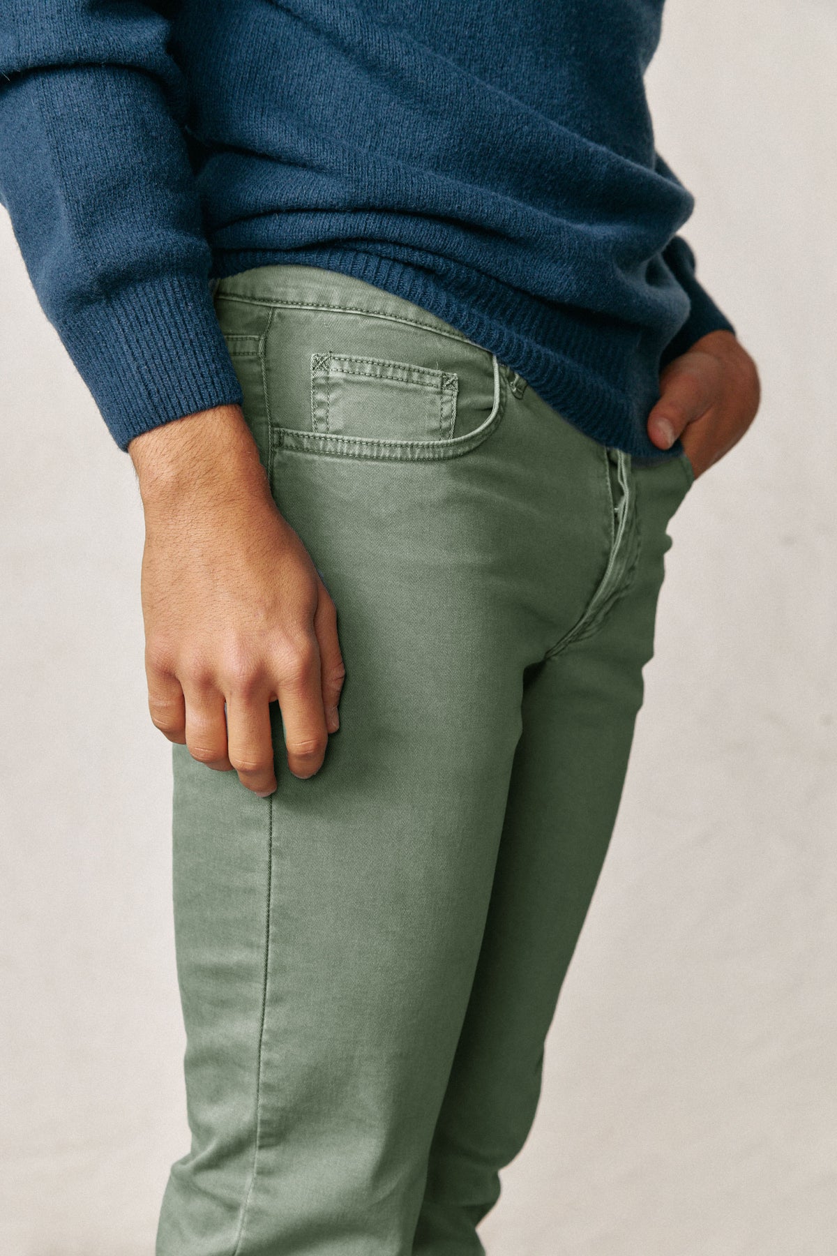 Pantalón Cinco Bolsillos - Verde - Fernando de Cárcer