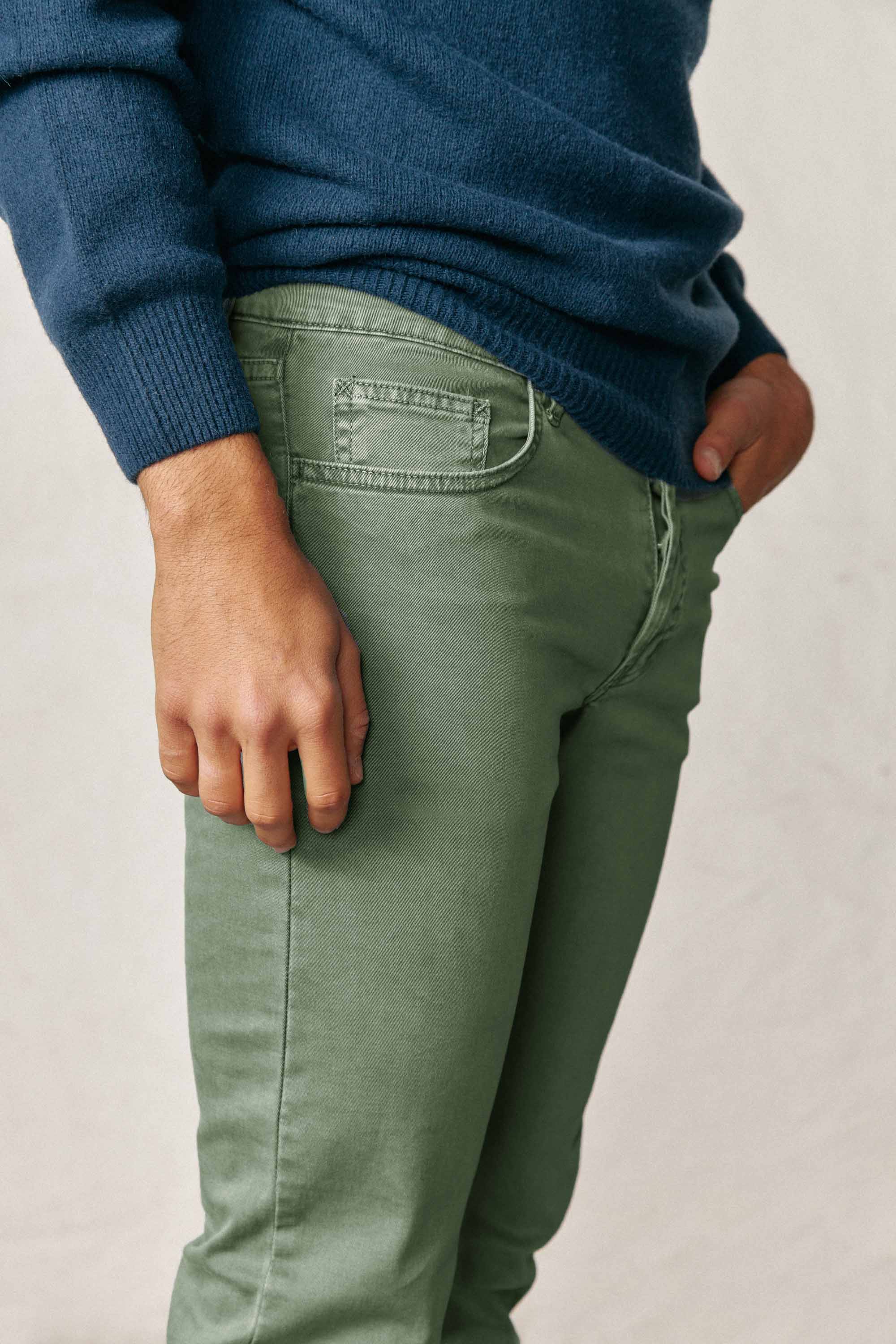 Pantalón Cinco Bolsillos - Verde - Fernando de Cárcer
