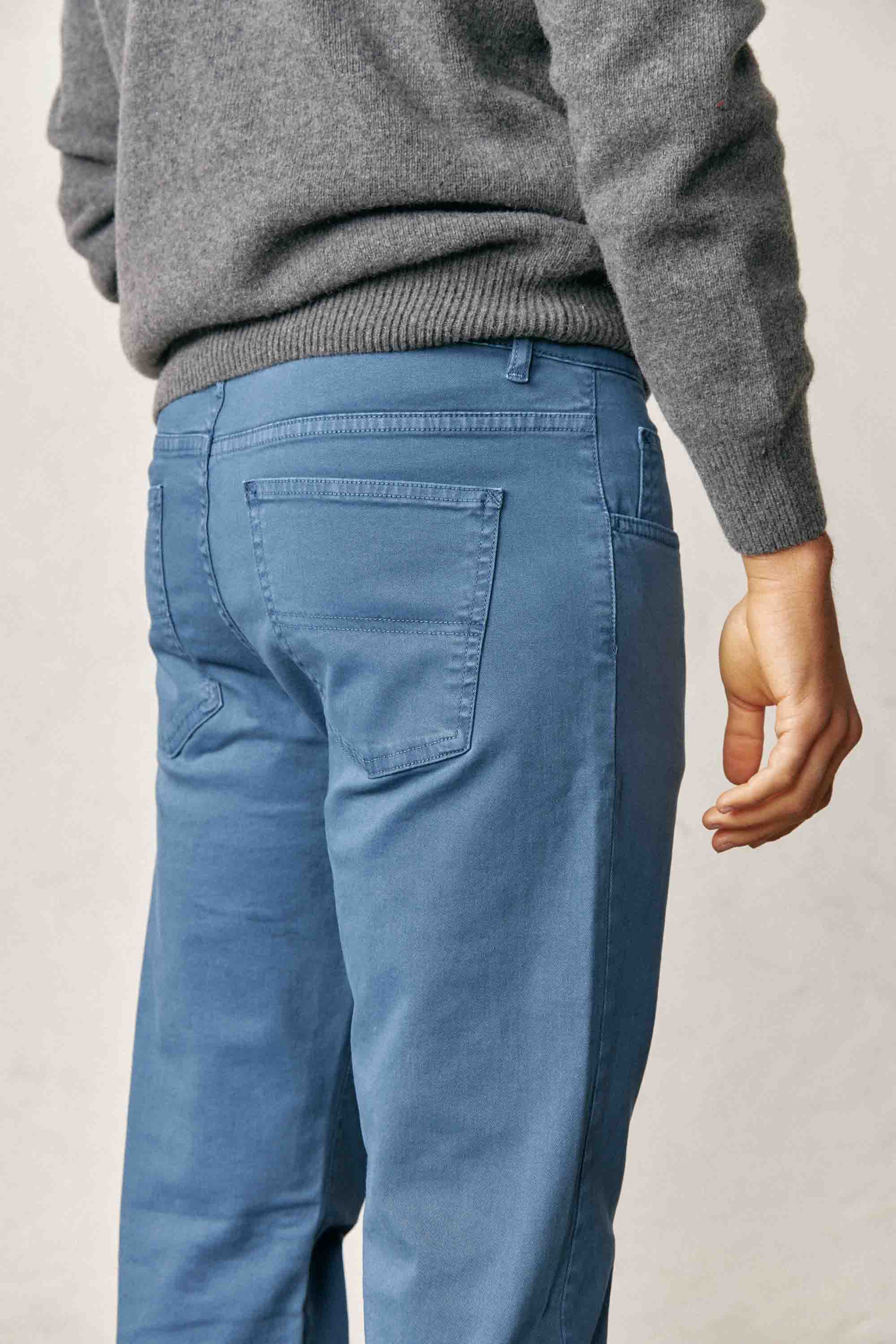 Pantalón Cinco Bolsillos - Azul