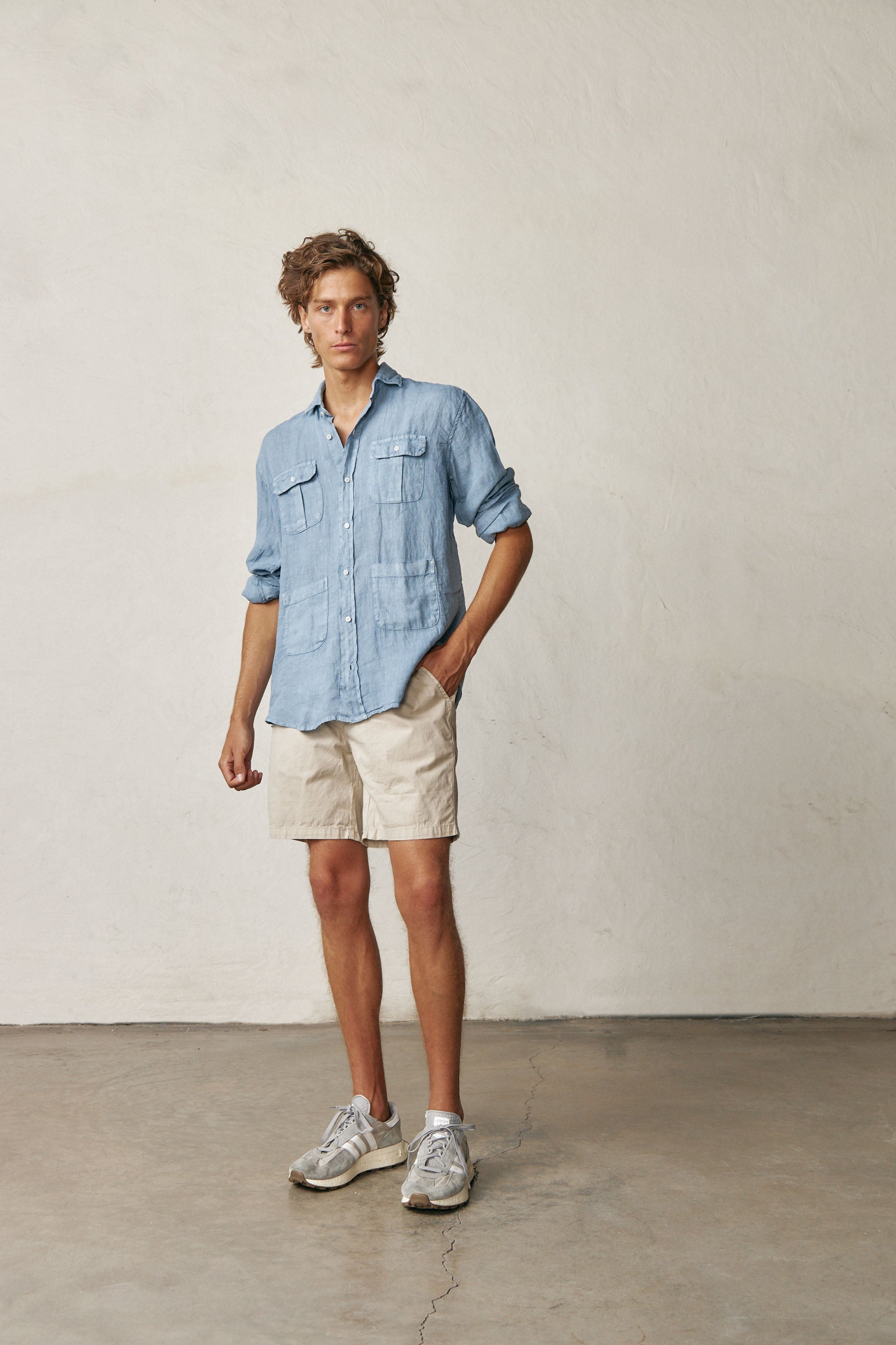 Bermudas de Popelín - Beige Claro - Fernando de Cárcer