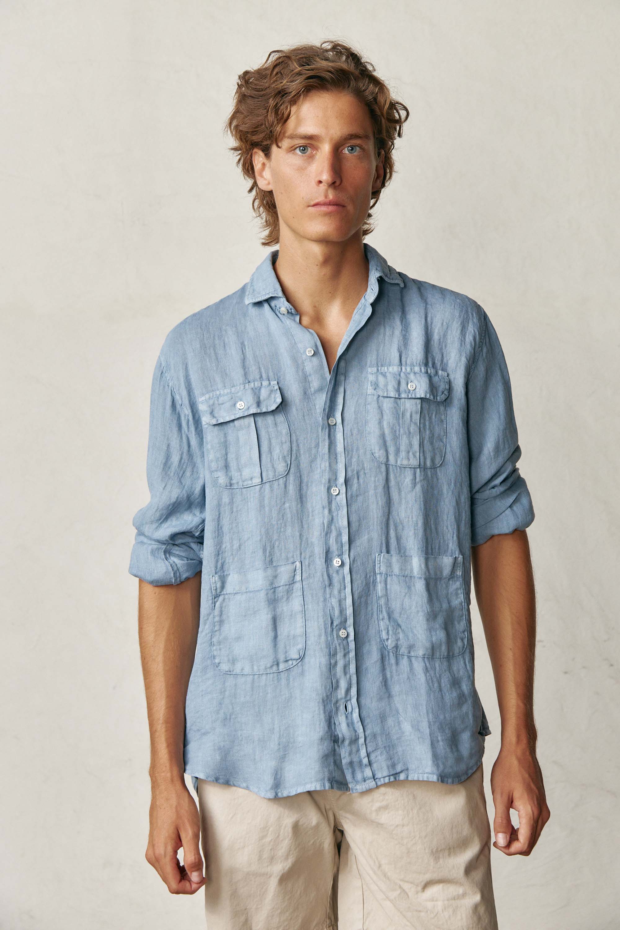 Bermudas de Popelín - Beige Claro - Fernando de Cárcer