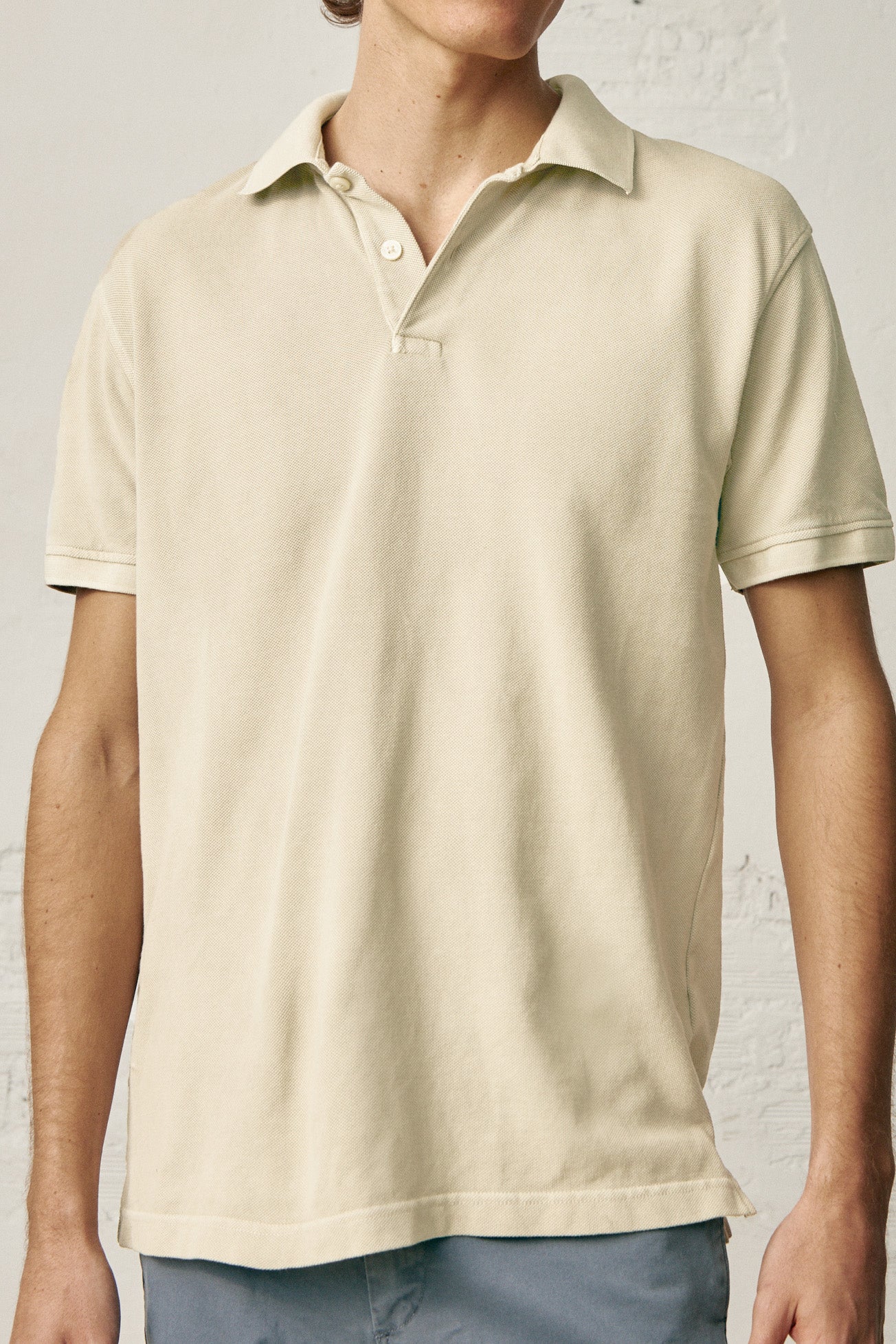 Polo Manga Corta - Crema - Fernando de Cárcer