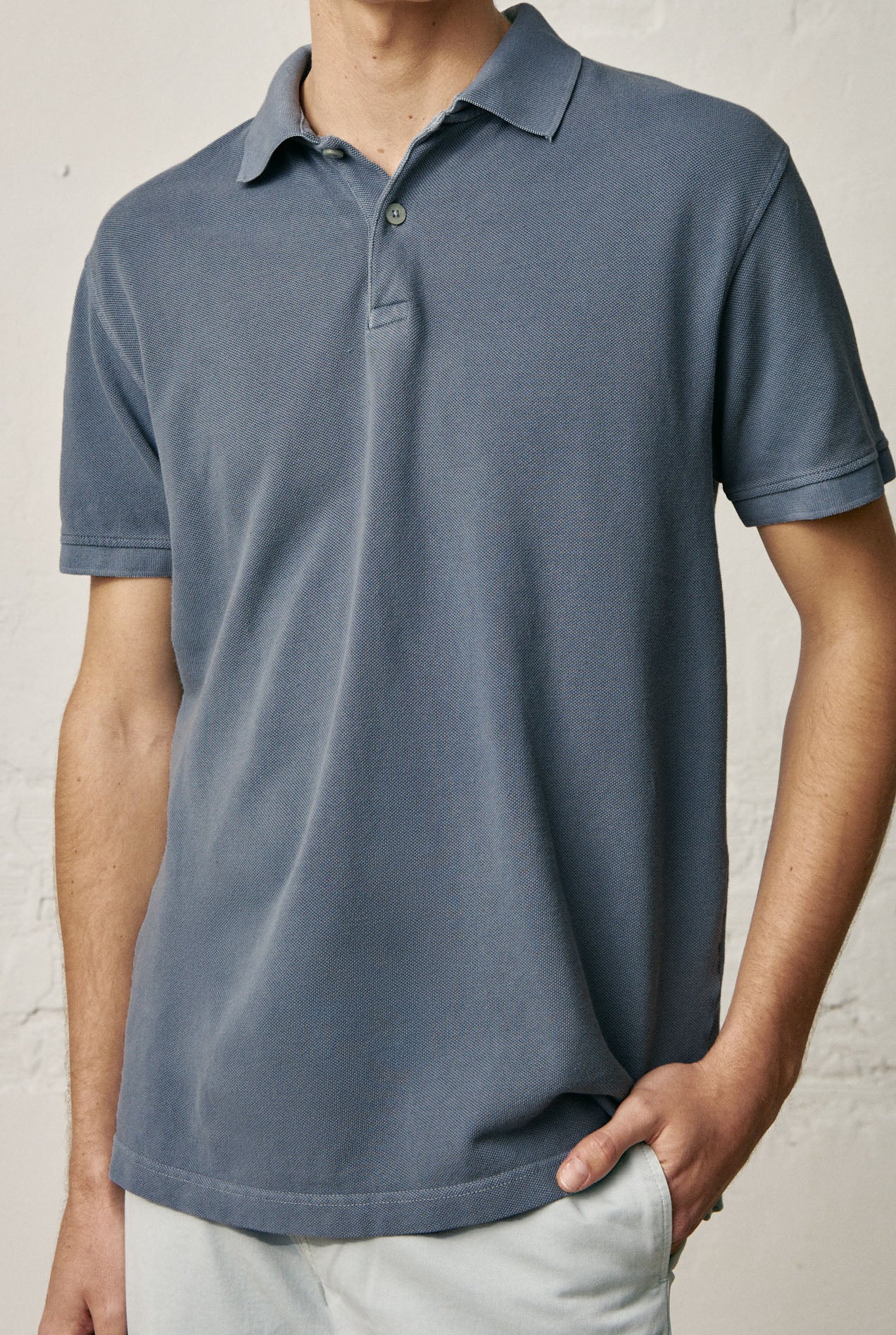 Polo Manga Corta - Gris - Fernando de Cárcer