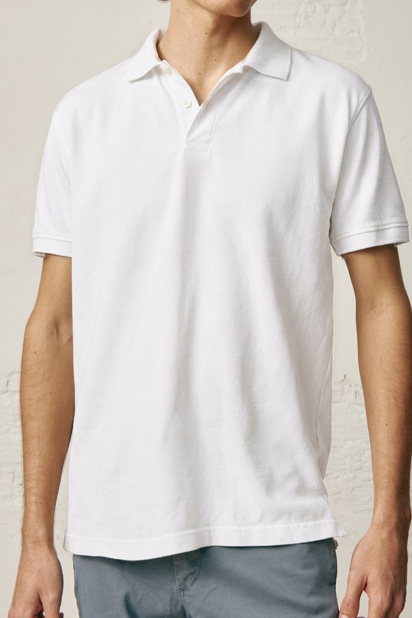 Polo Manga Corta - Blanco - Fernando de Cárcer