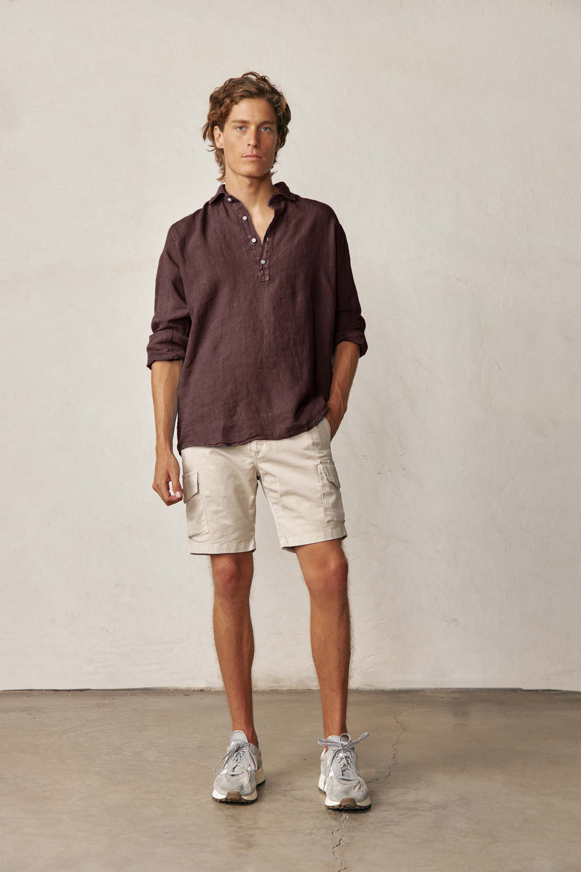 <tc>Polera</tc> of <tc>Linen</tc> - White