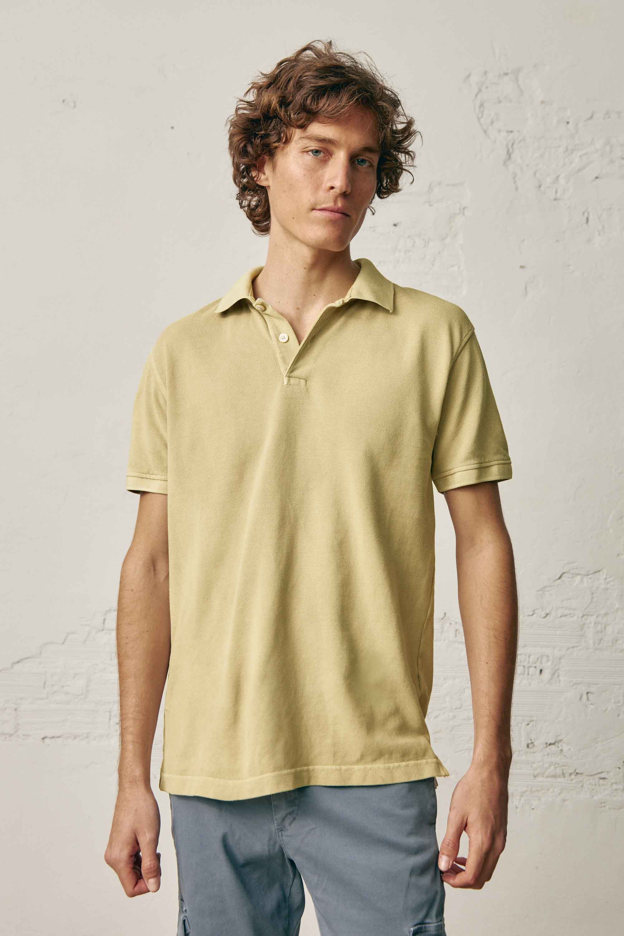 Polo Manga Corta - Piña