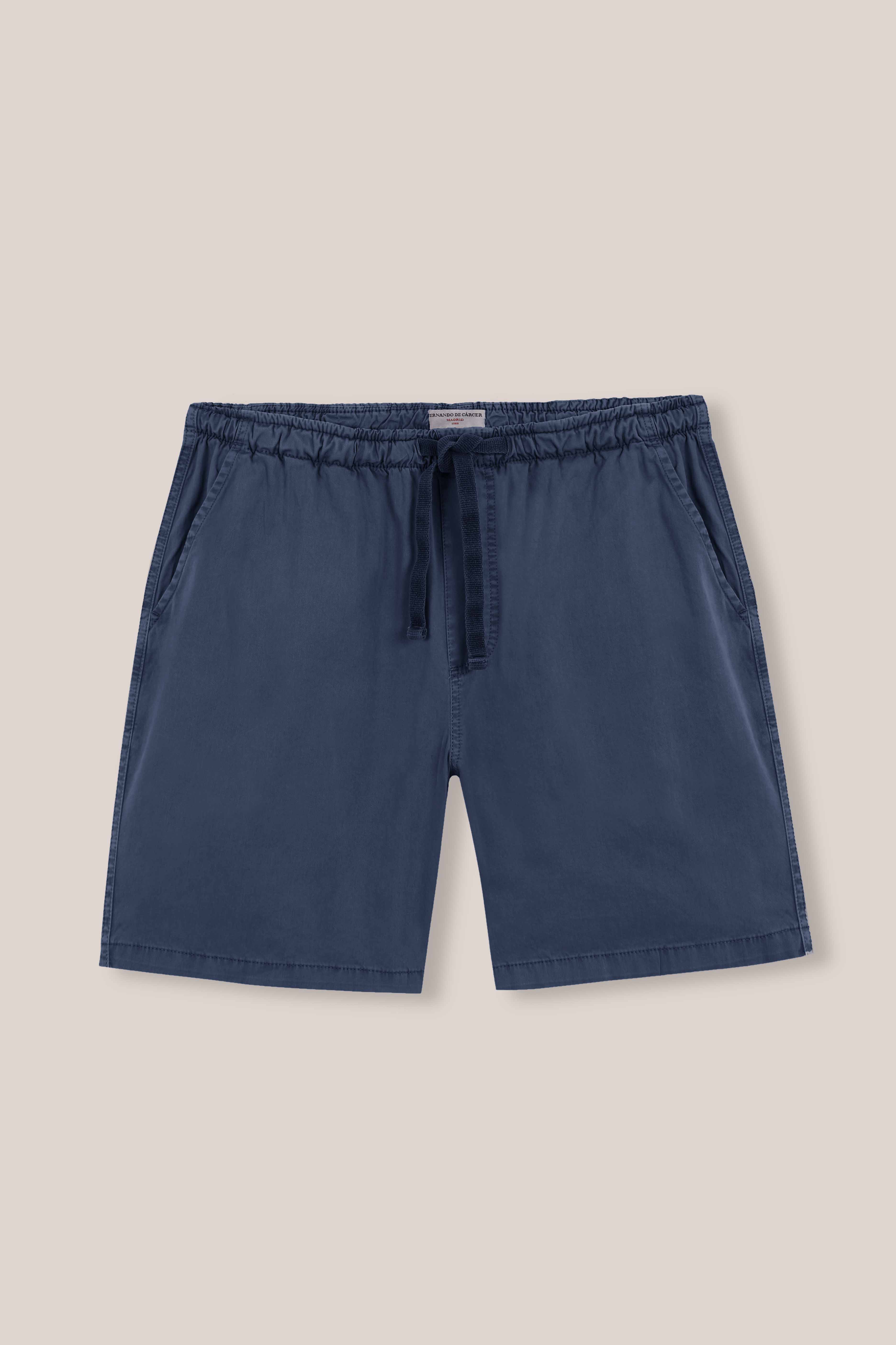Bermudas de Popelín - Azul Marino
