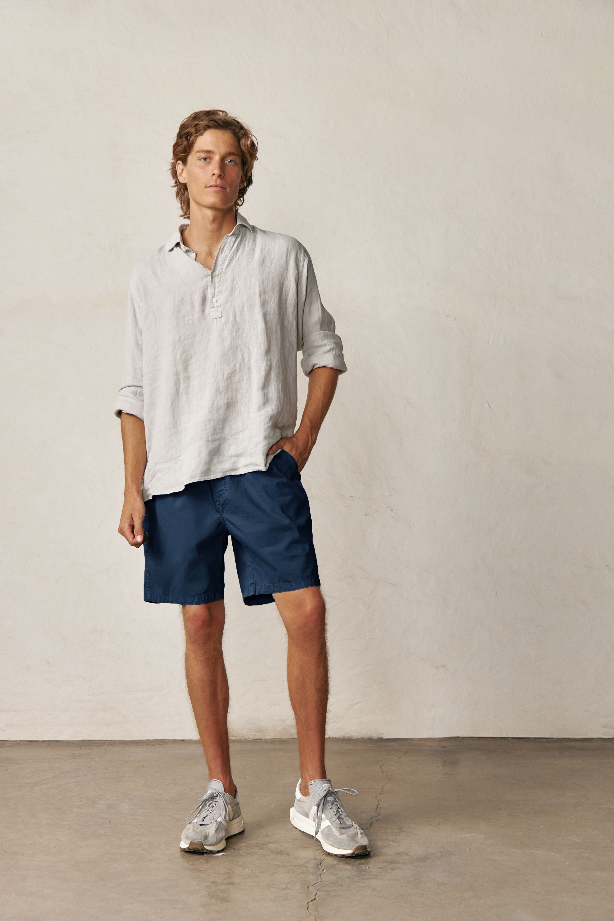 Bermudas de Popelín - Azul Marino