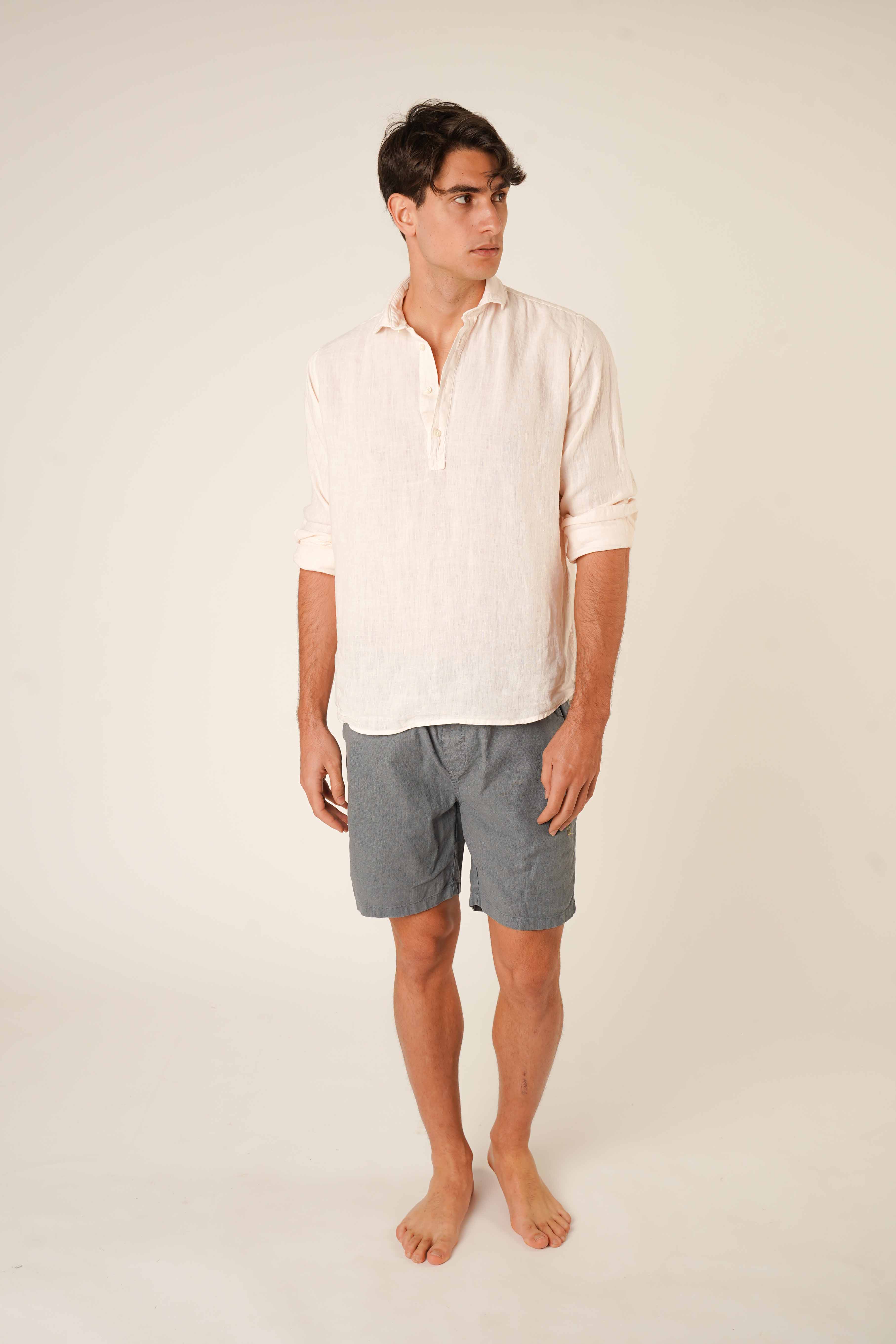 Bermudas de Lino - Gris - Fernando de Cárcer
