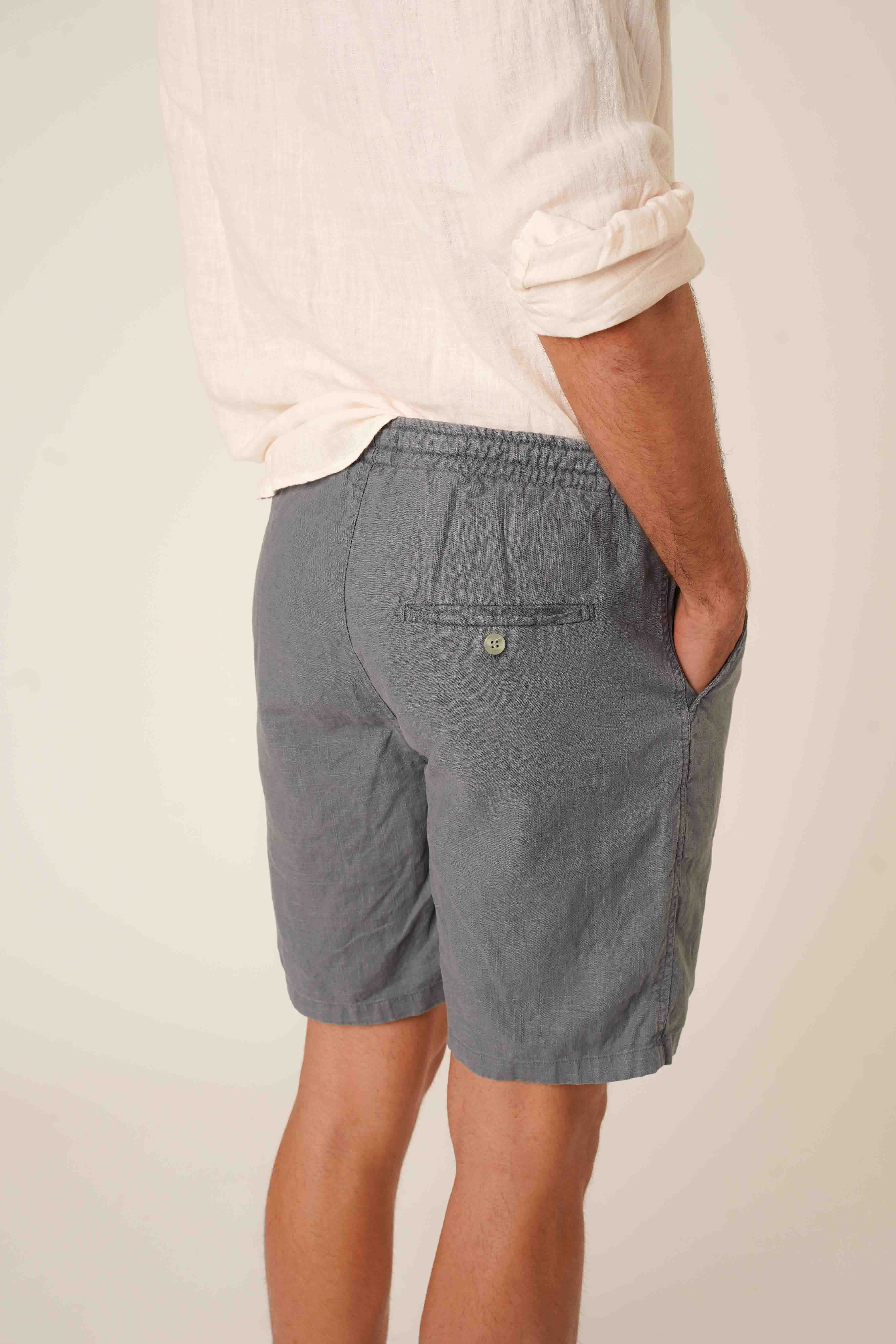Bermudas de Lino - Gris - Fernando de Cárcer