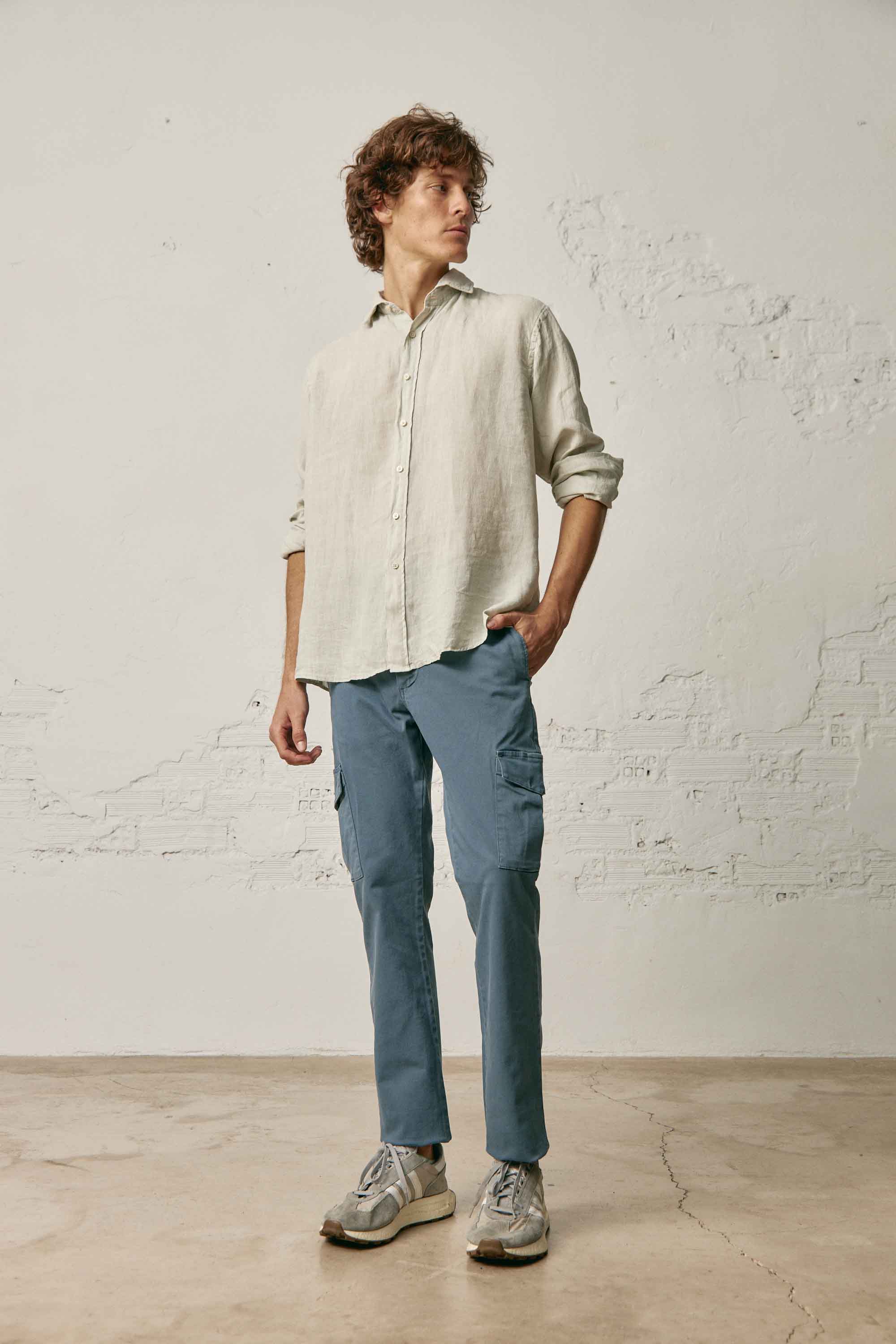 Camisa de Lino - Piedra - Fernando de Cárcer