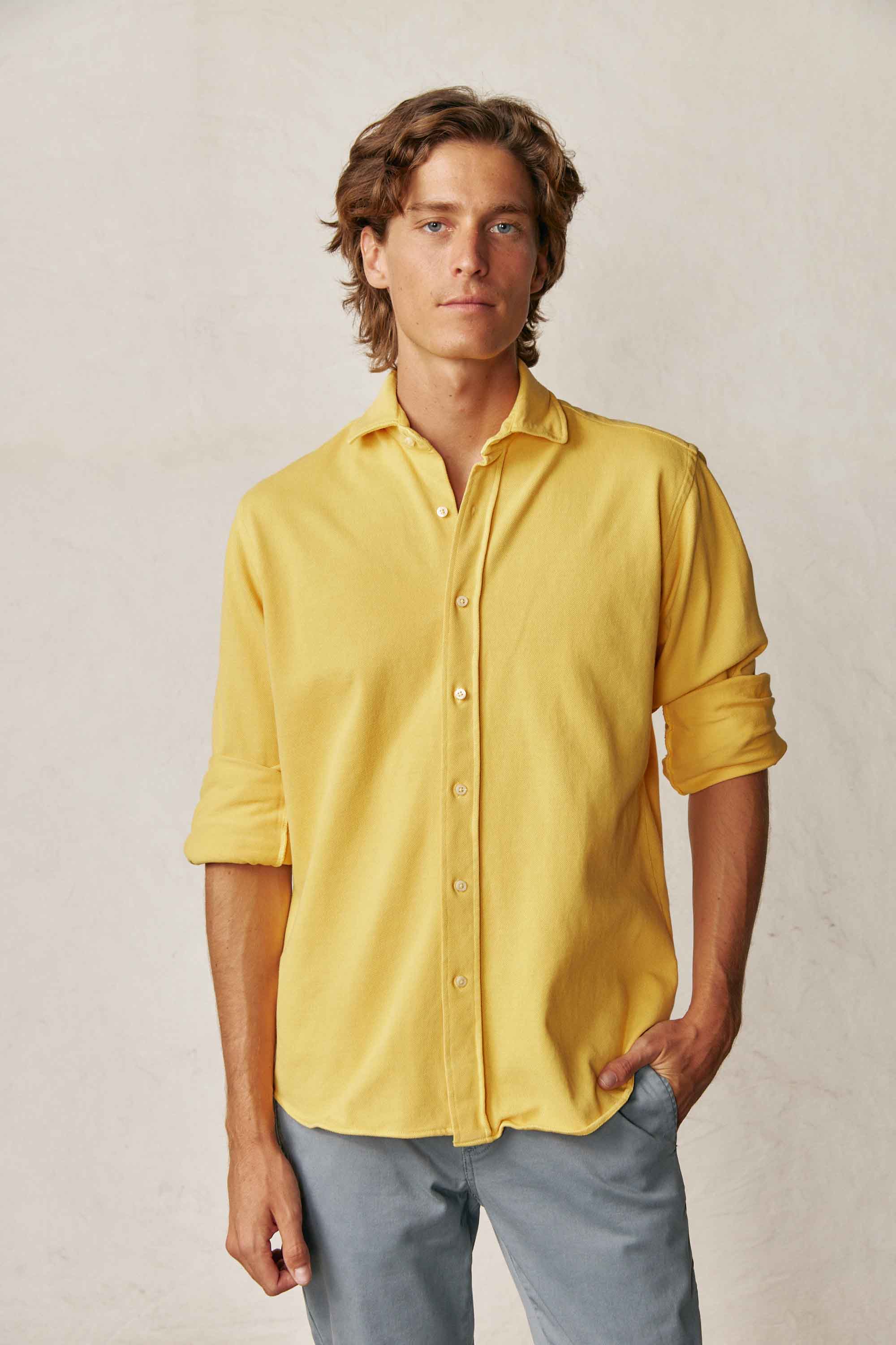 <tc>Shirt</tc> of Piqué - Pineapple