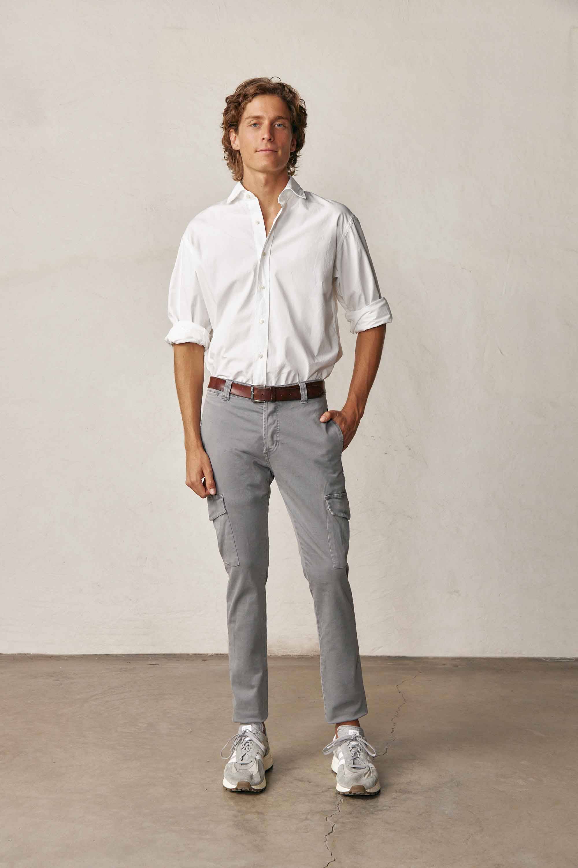 Camisa de Popelin - Blanco (Tejido Verano) - Fernando de Cárcer