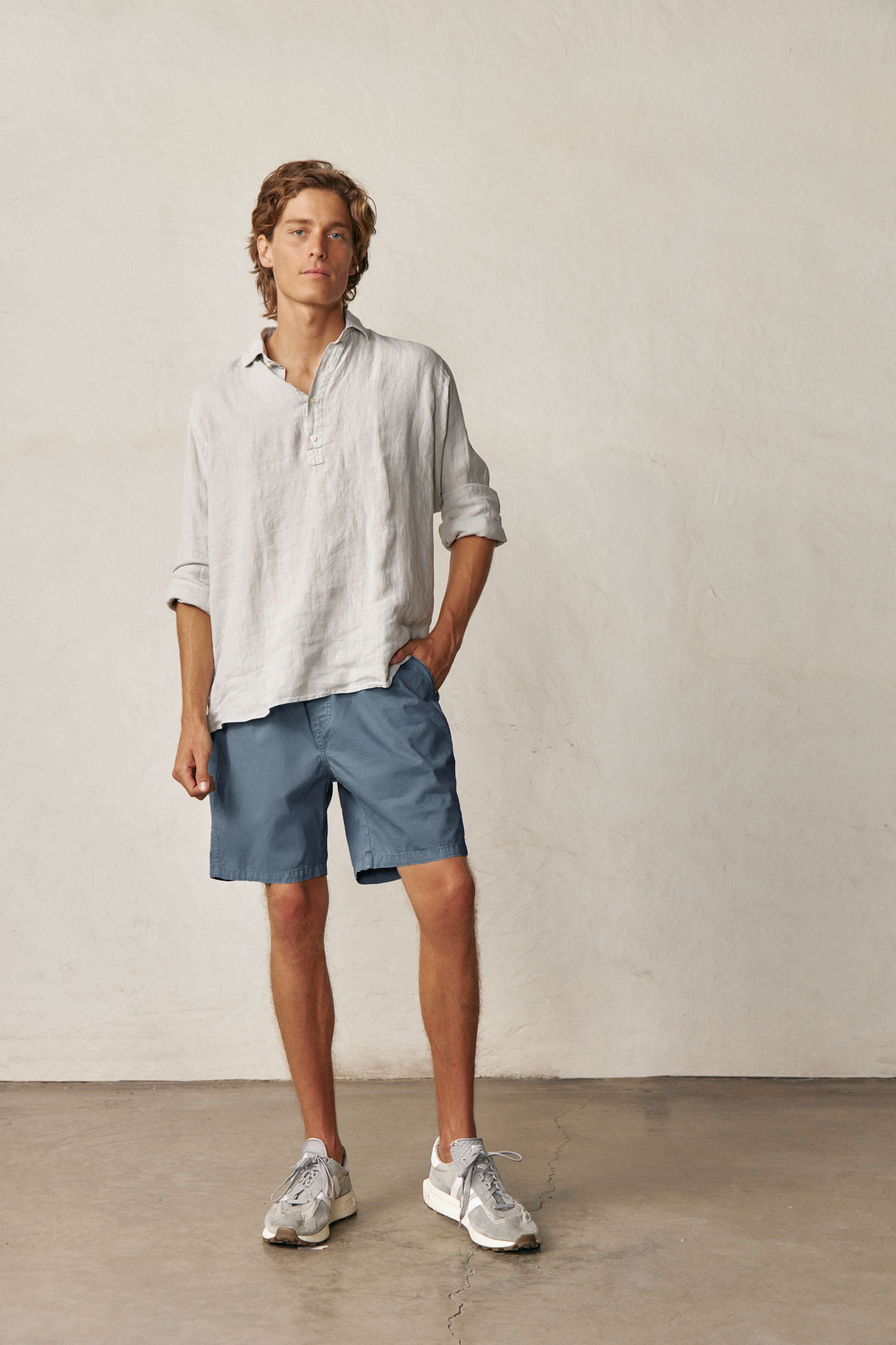 Bermudas de Popelín - Azul Petróleo - Fernando de Cárcer