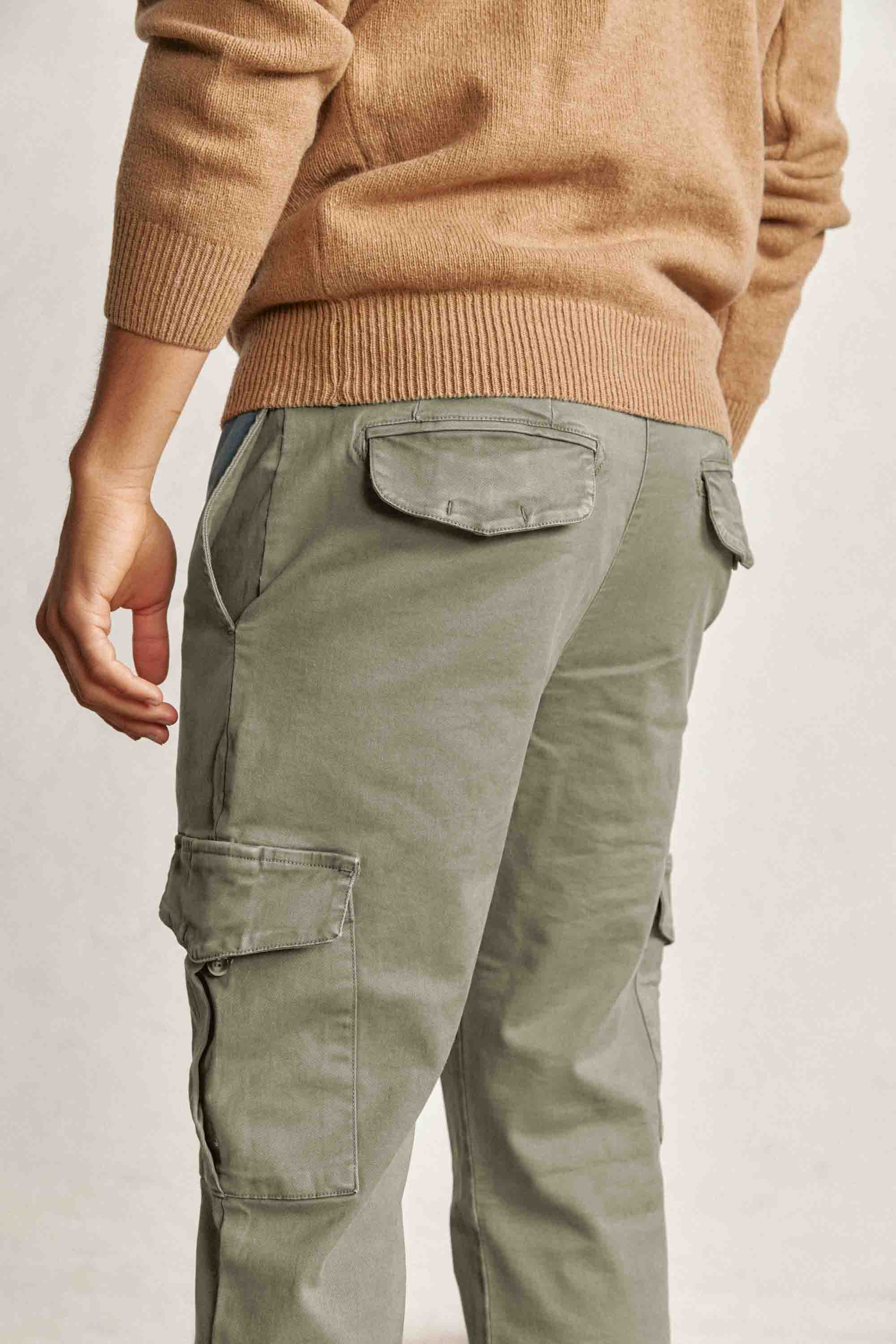 Pantalón Cargo - Verde Khaki