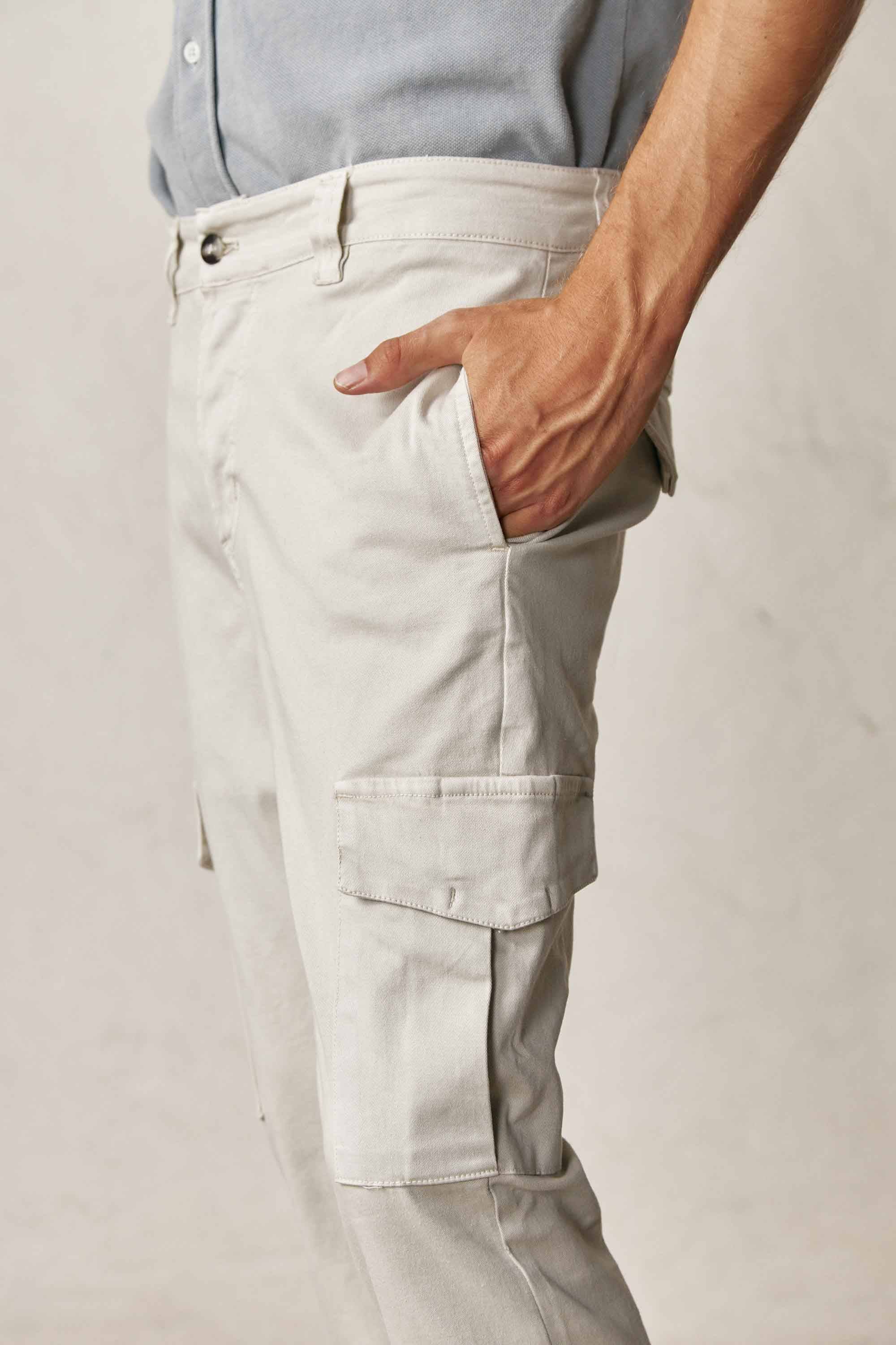 Pantalón Cargo -  Hielo