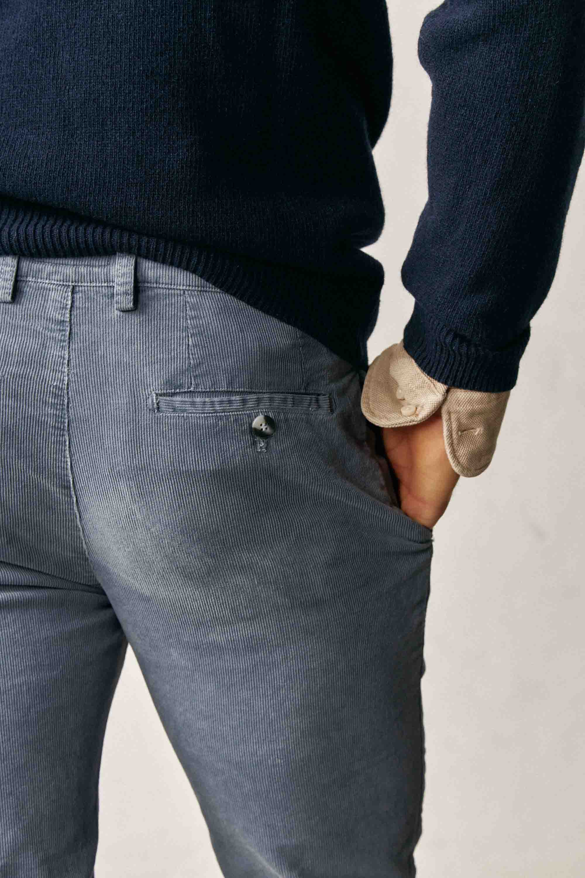 Pantalón Chino Micropana - Gris - Fernando de Cárcer