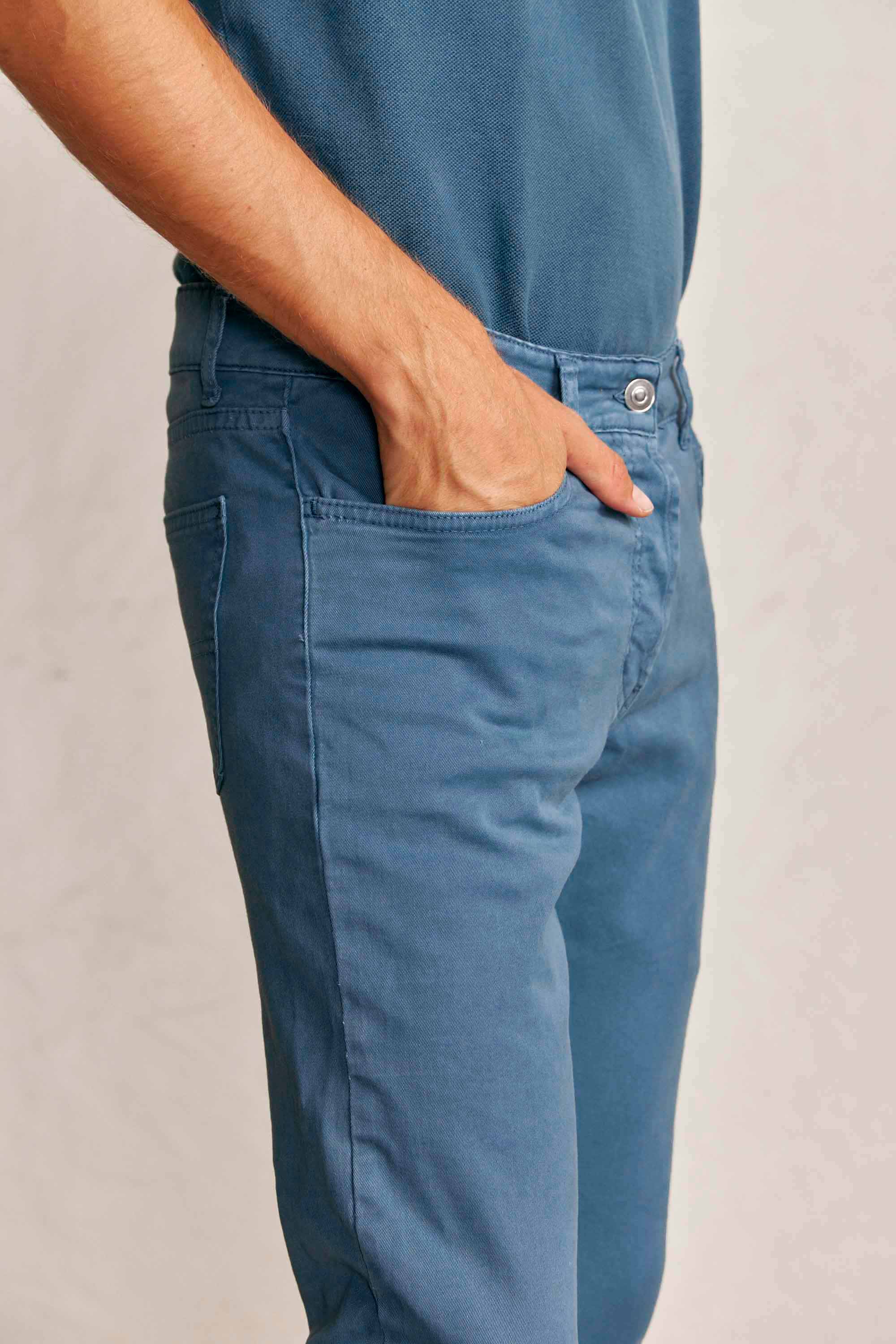 Pantalón Cinco Bolsillos - Azul Marino - Fernando de Cárcer