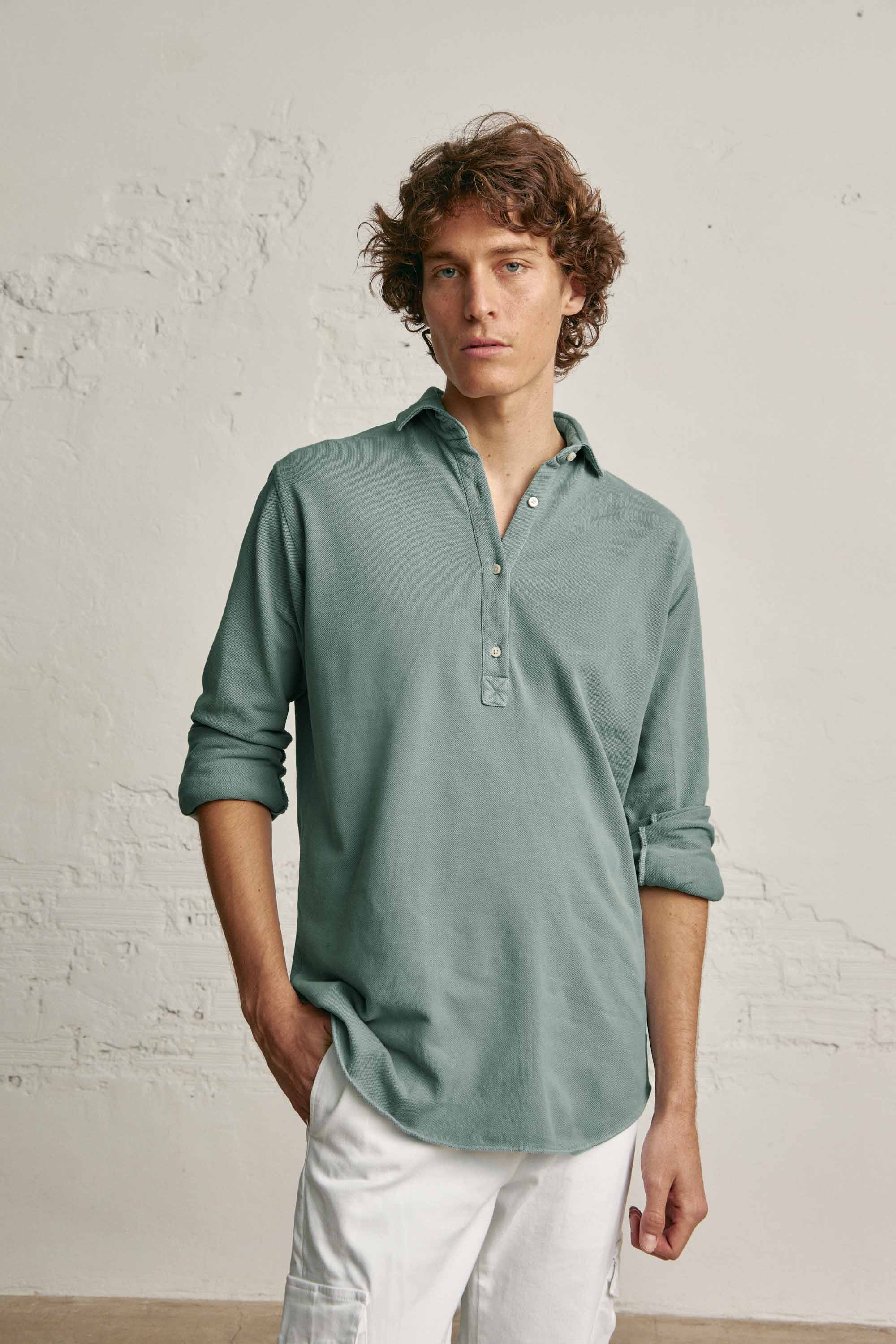 Polera de Piqué - Verde