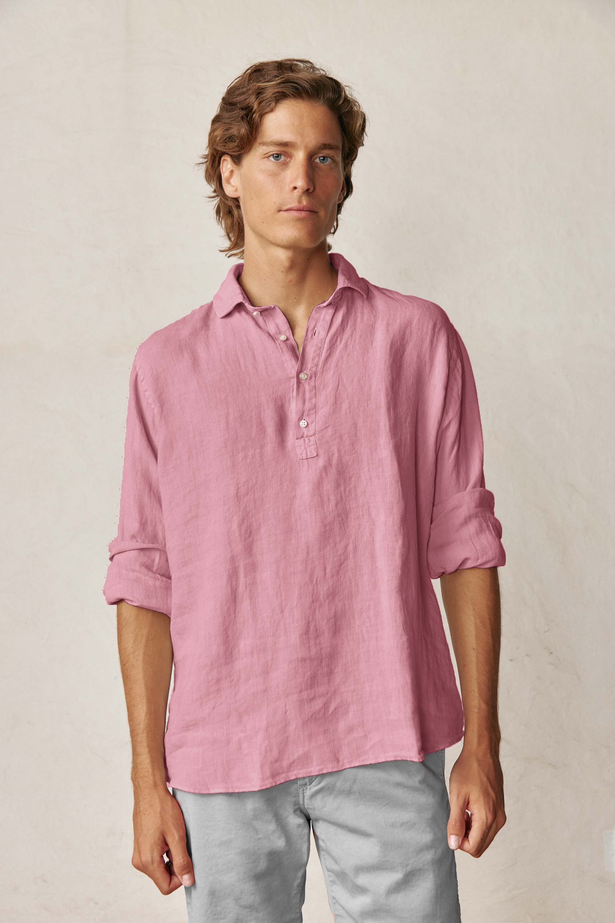 <tc>Polera</tc> of <tc>Linen</tc> - White